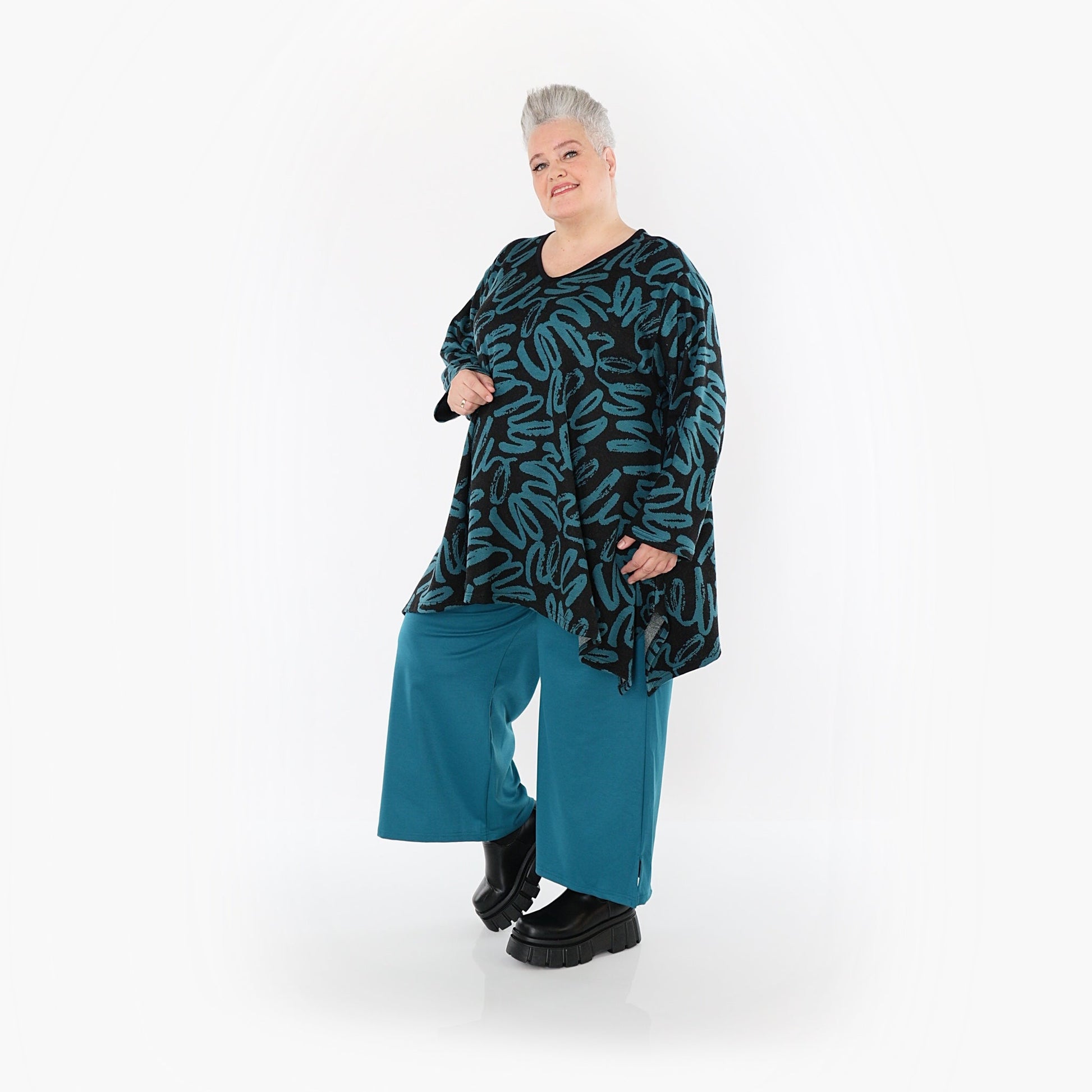 Akh 1529 01019 Shirt Black Petrol 6