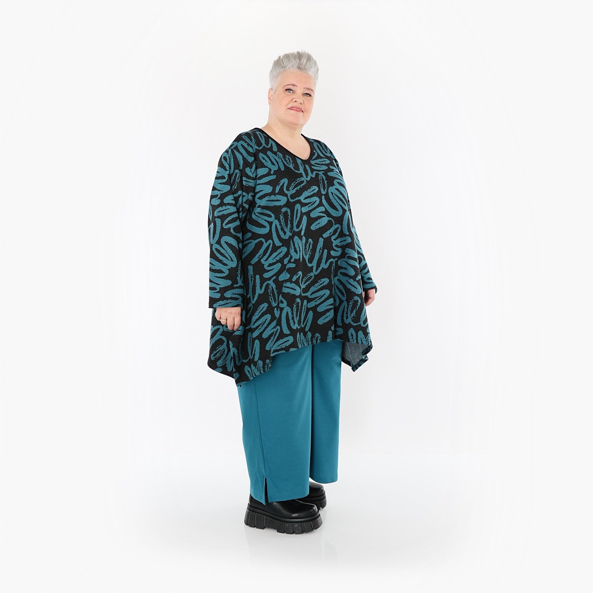 Akh 1529 01019 Shirt Black Petrol 9