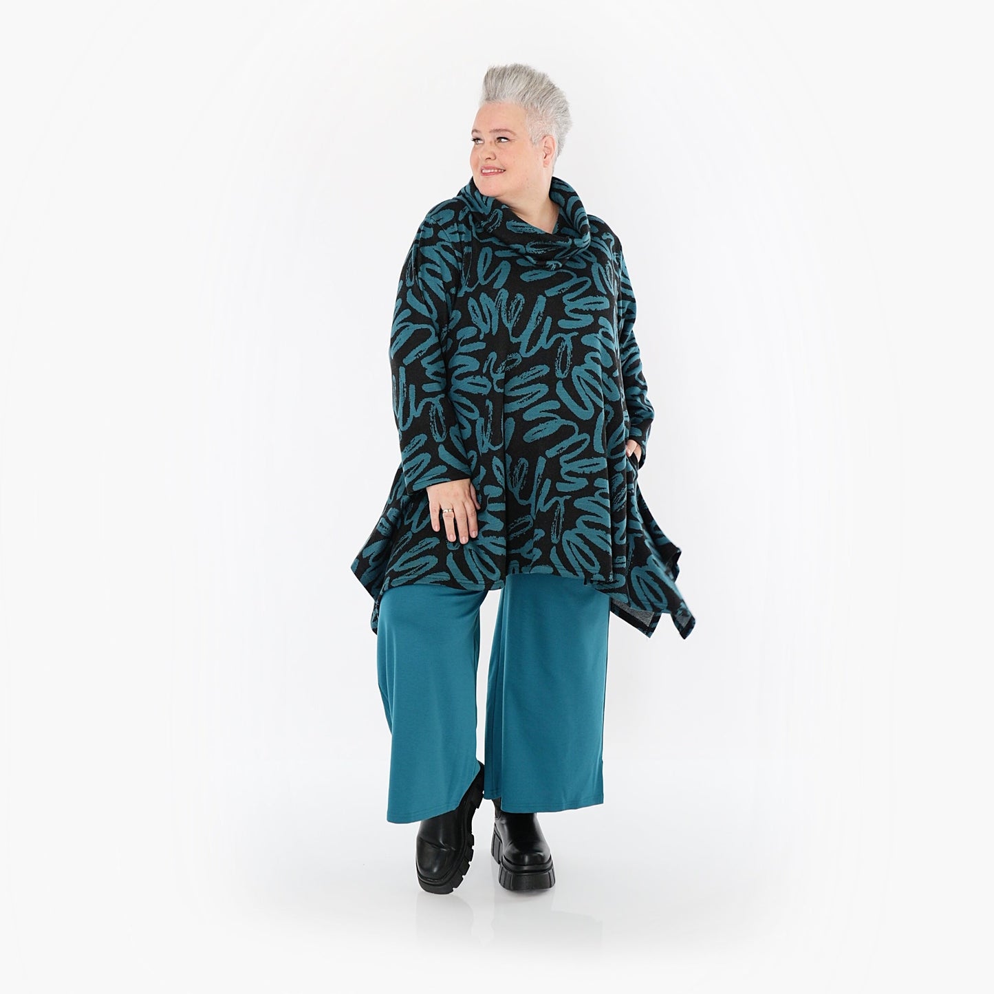 Akh 1529 03371 Shirt Black Petrol 8