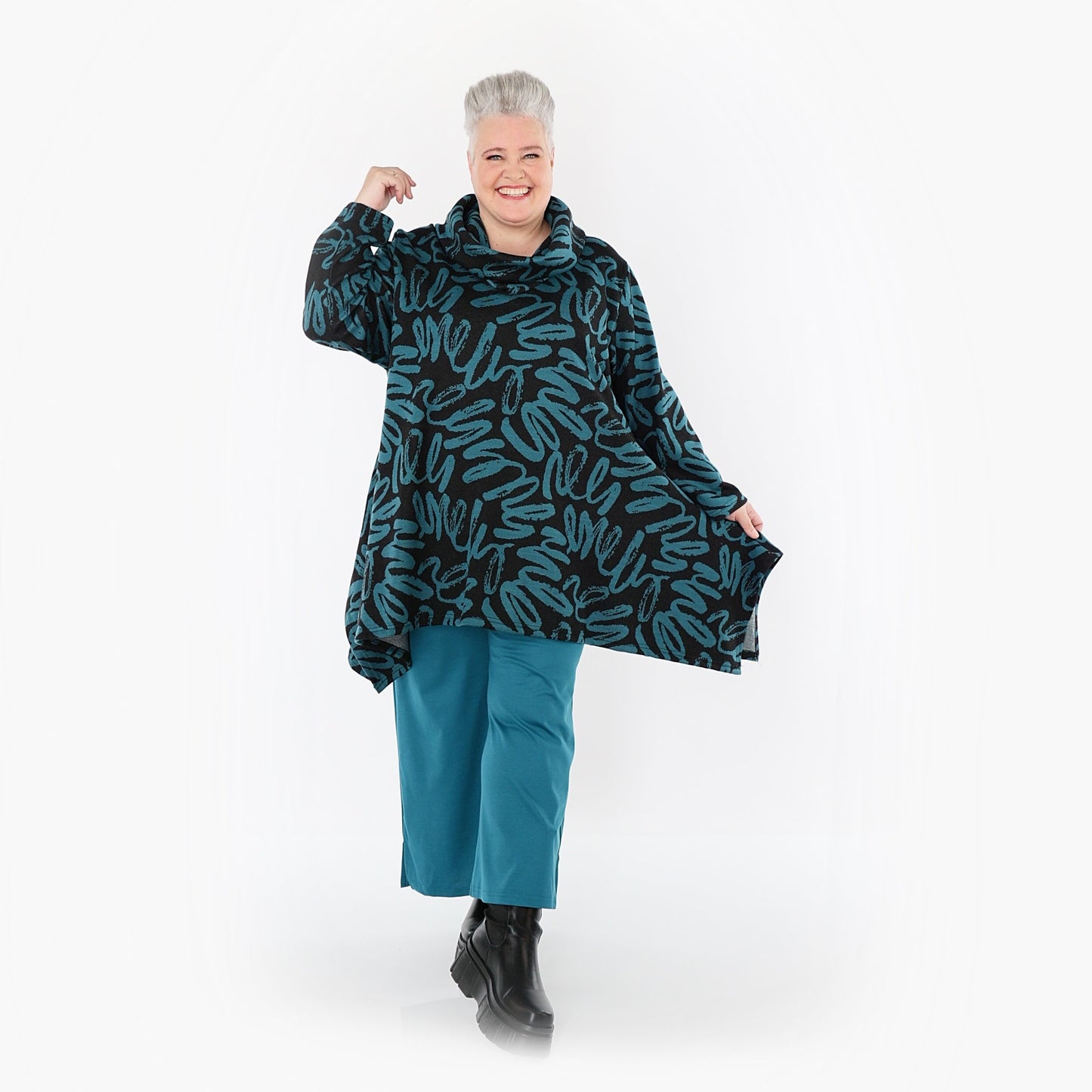 Akh 1529 03371 Shirt Black Petrol