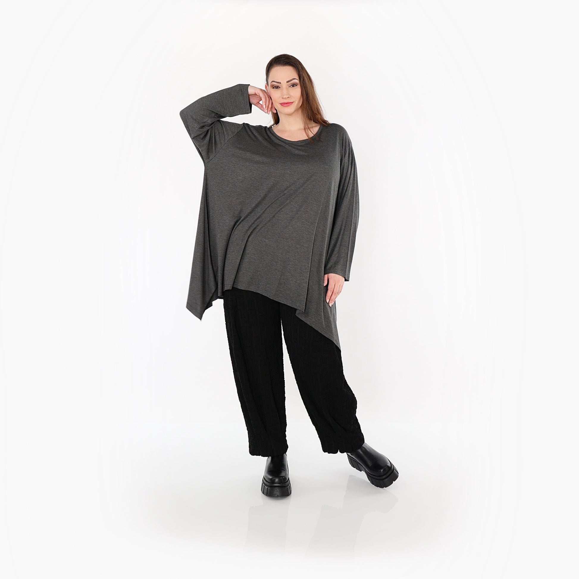 01019 "BasicLove" Shirt – Anthracite