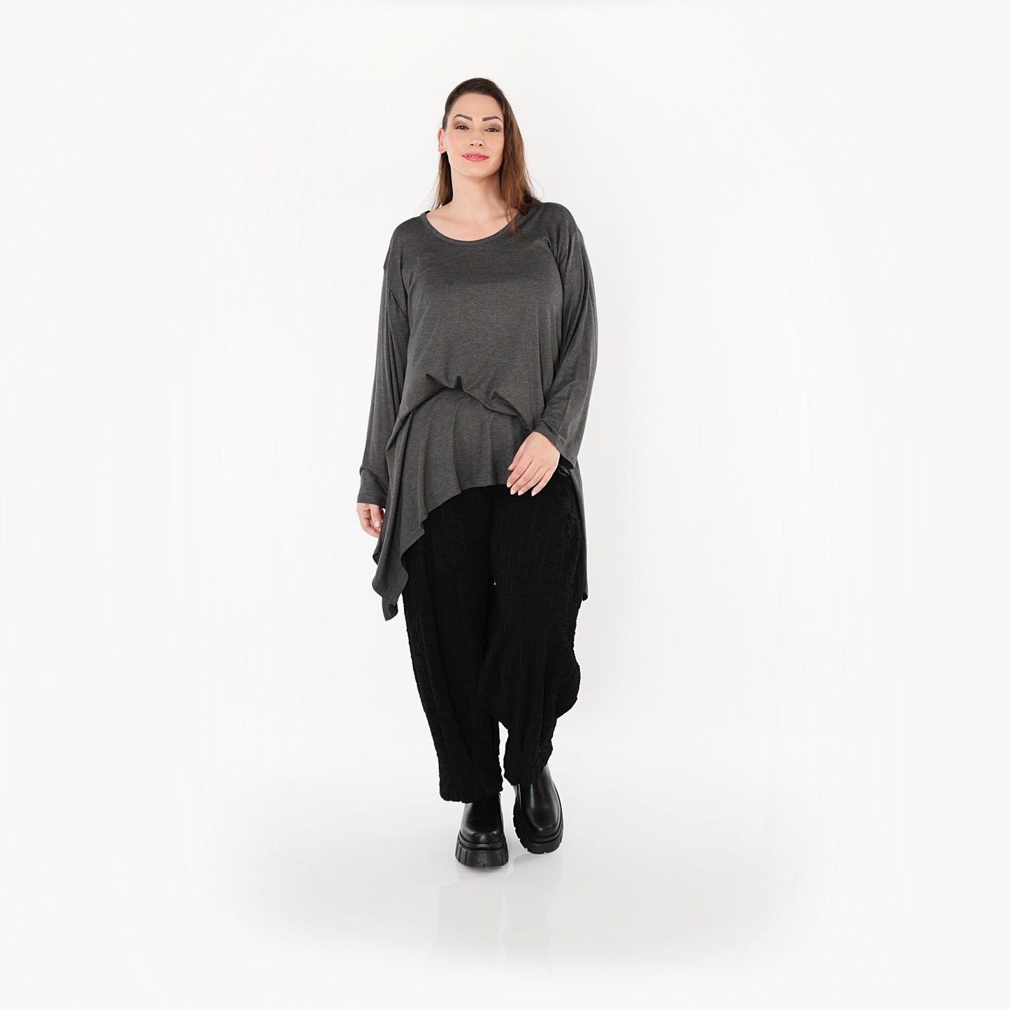 01019 "BasicLove" Shirt – Anthracite