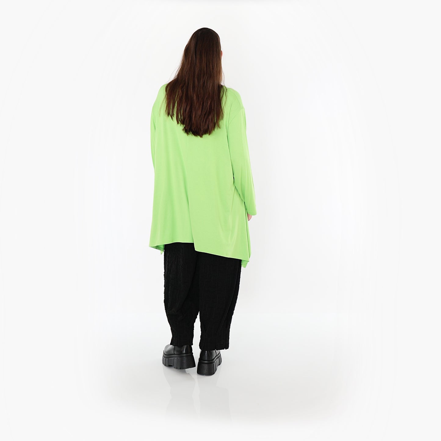 01019 "BasicLove" Tunic – Apple green