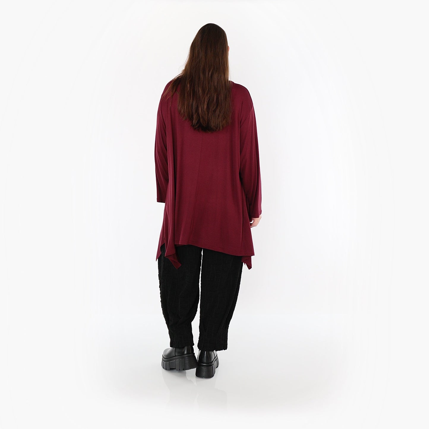 01019 "BasicLove" Shirt – Burgundy