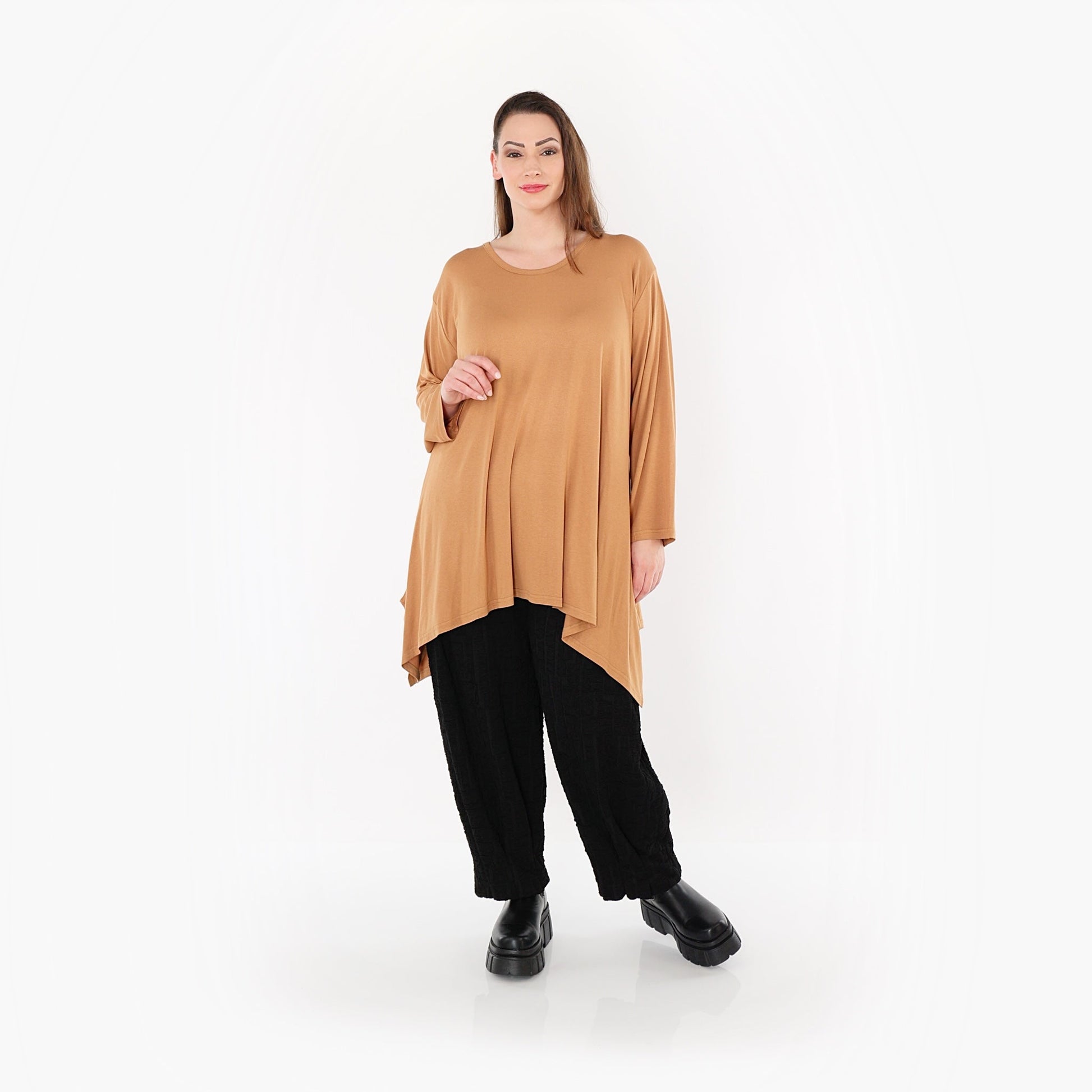 01019 "BasicLove" Shirt – Cognac