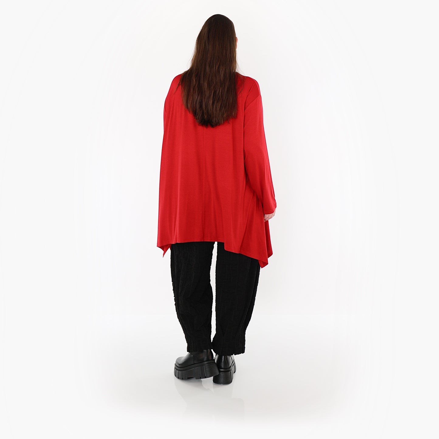 01019 "BasicLove" Tunic – Dark red