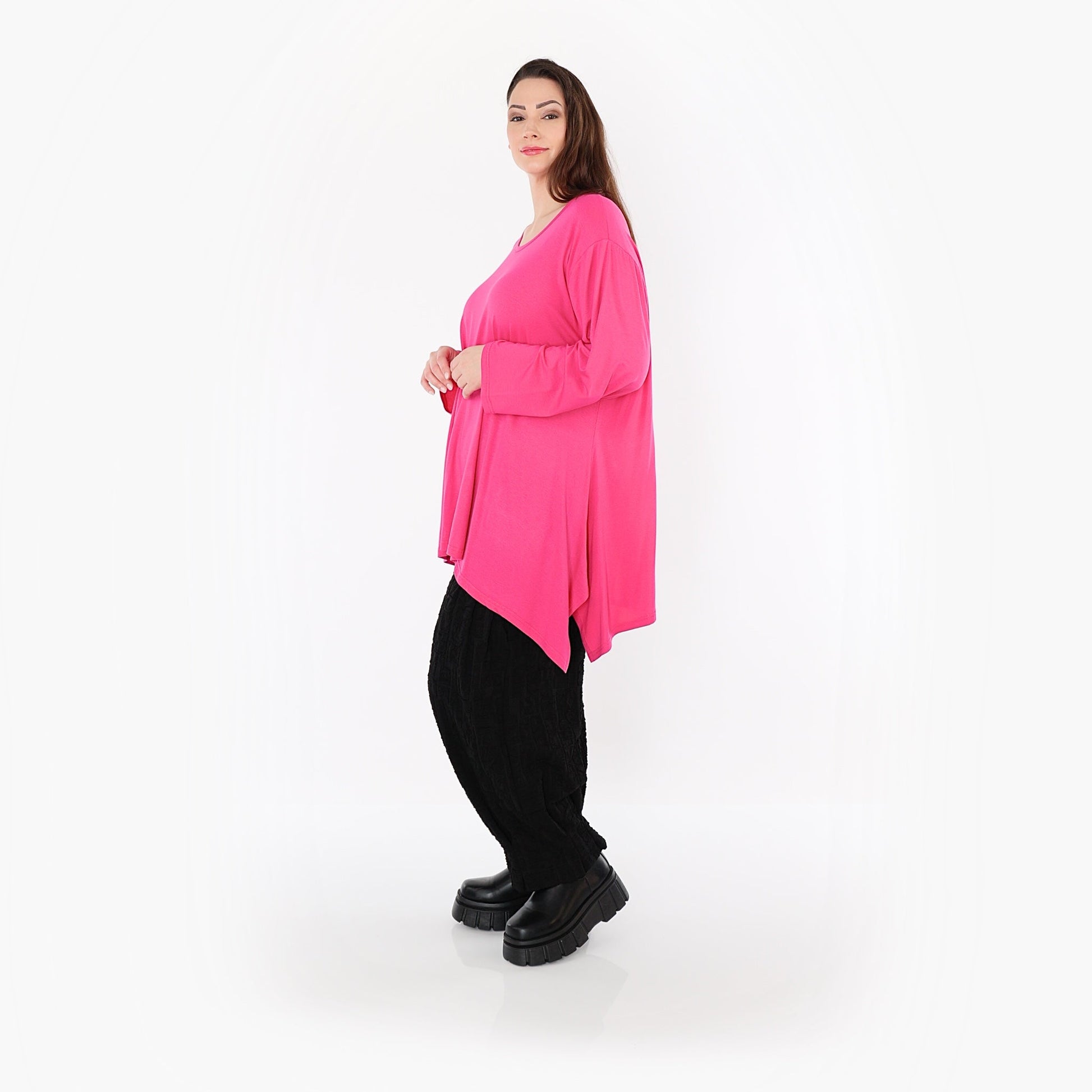 01019 "BasicLove" Shirt – Fuchsia