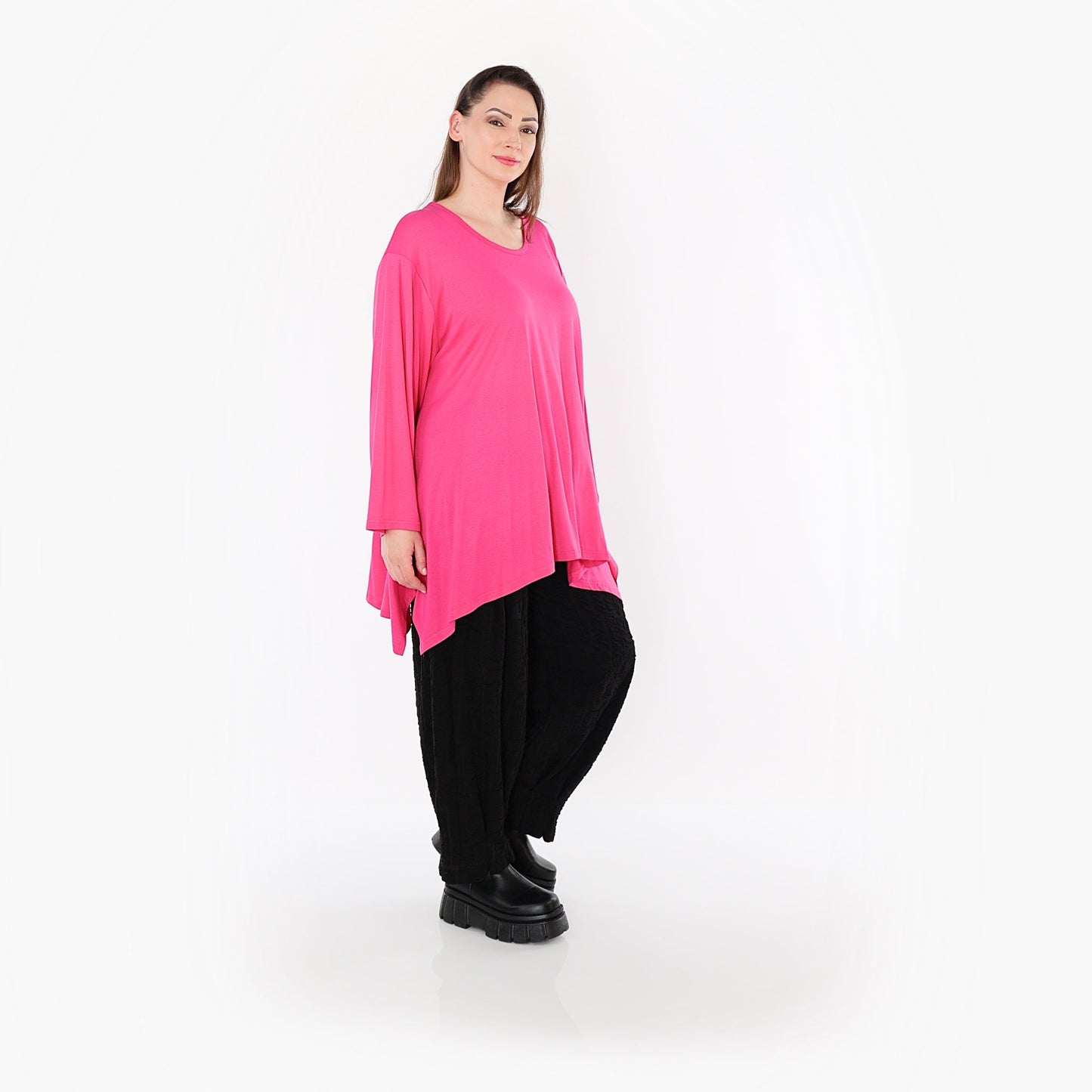 01019 "BasicLove" Shirt – Fuchsia