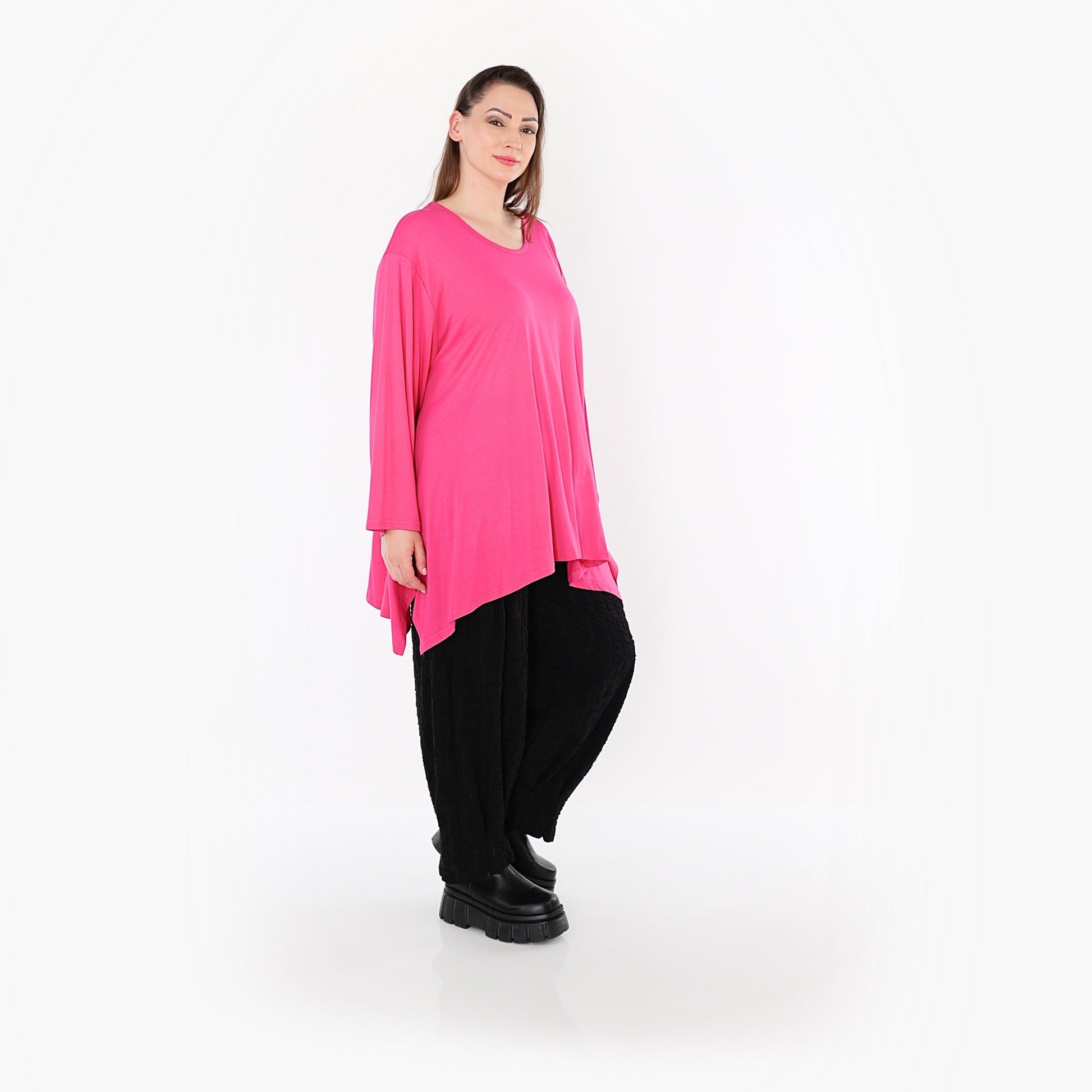 01019 "BasicLove" Shirt – Fuchsia