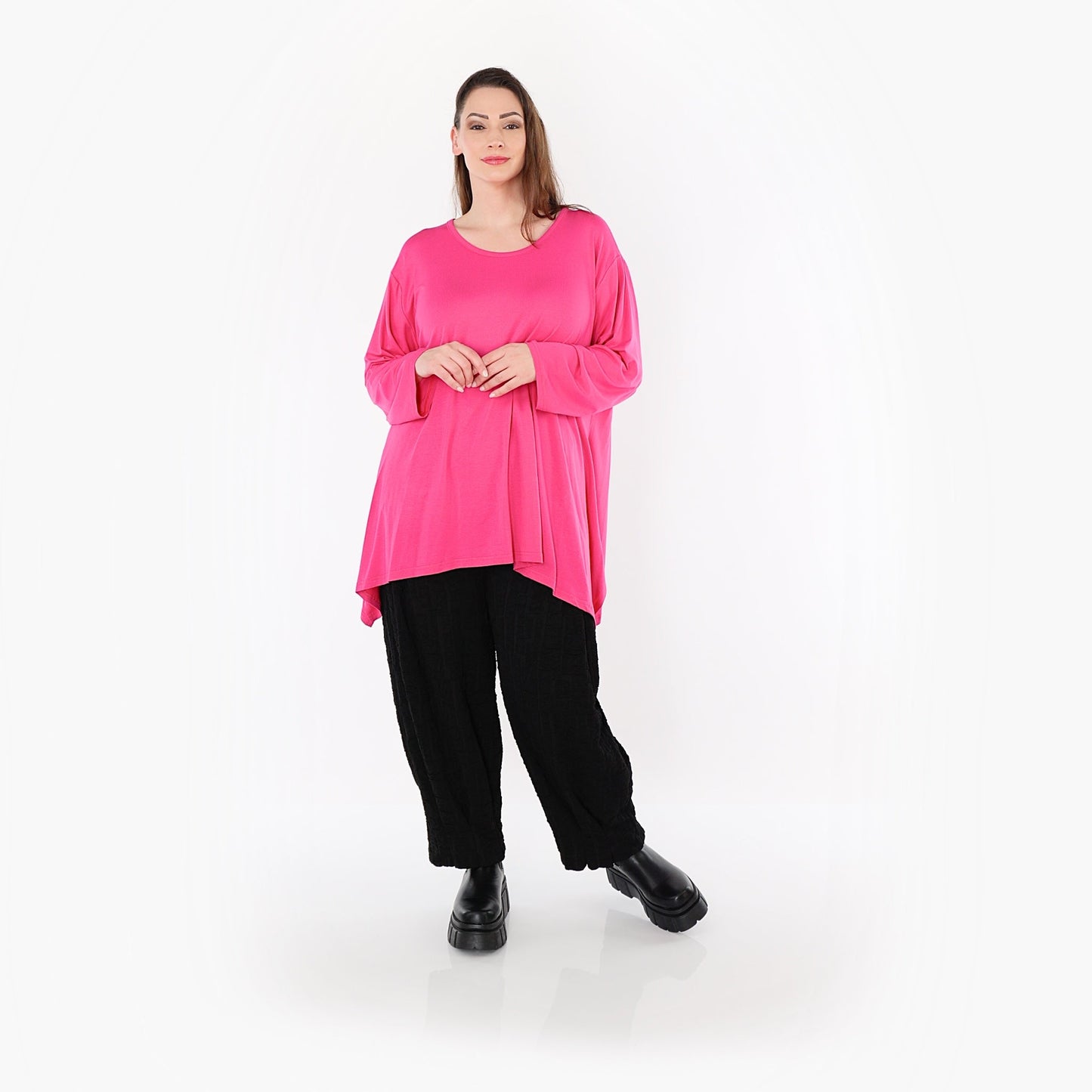 01019 "BasicLove" Shirt – Fuchsia