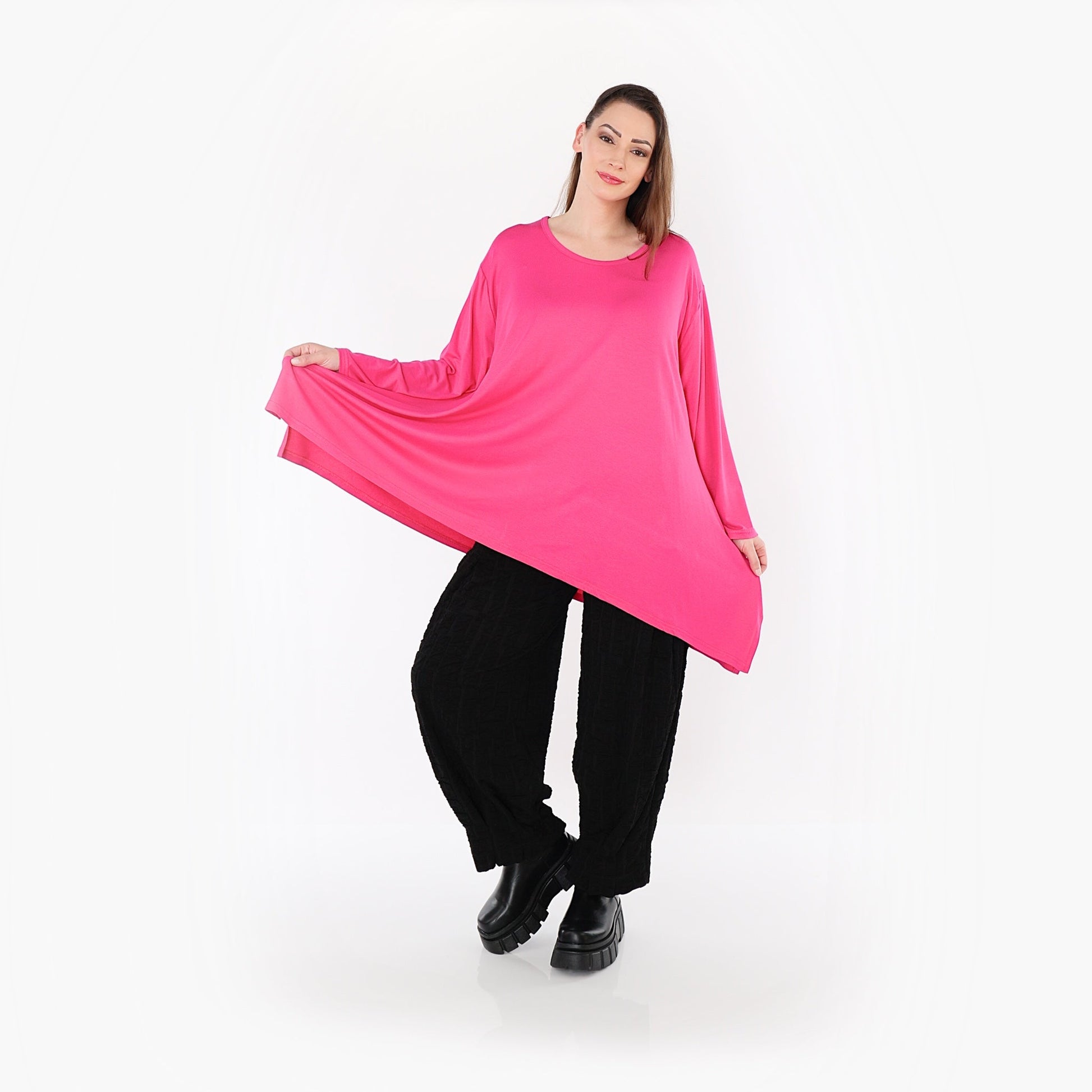 01019 "BasicLove" Shirt – Fuchsia