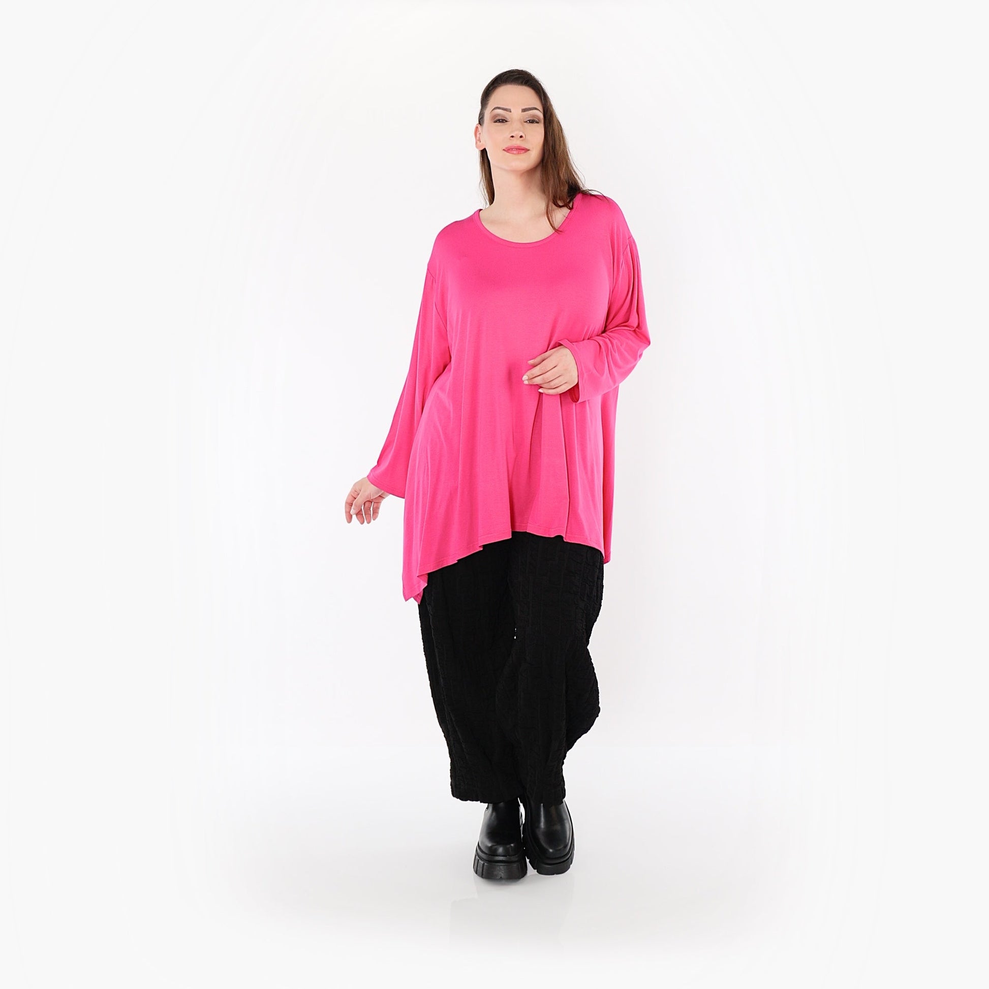 01019 "BasicLove" Shirt – Fuchsia