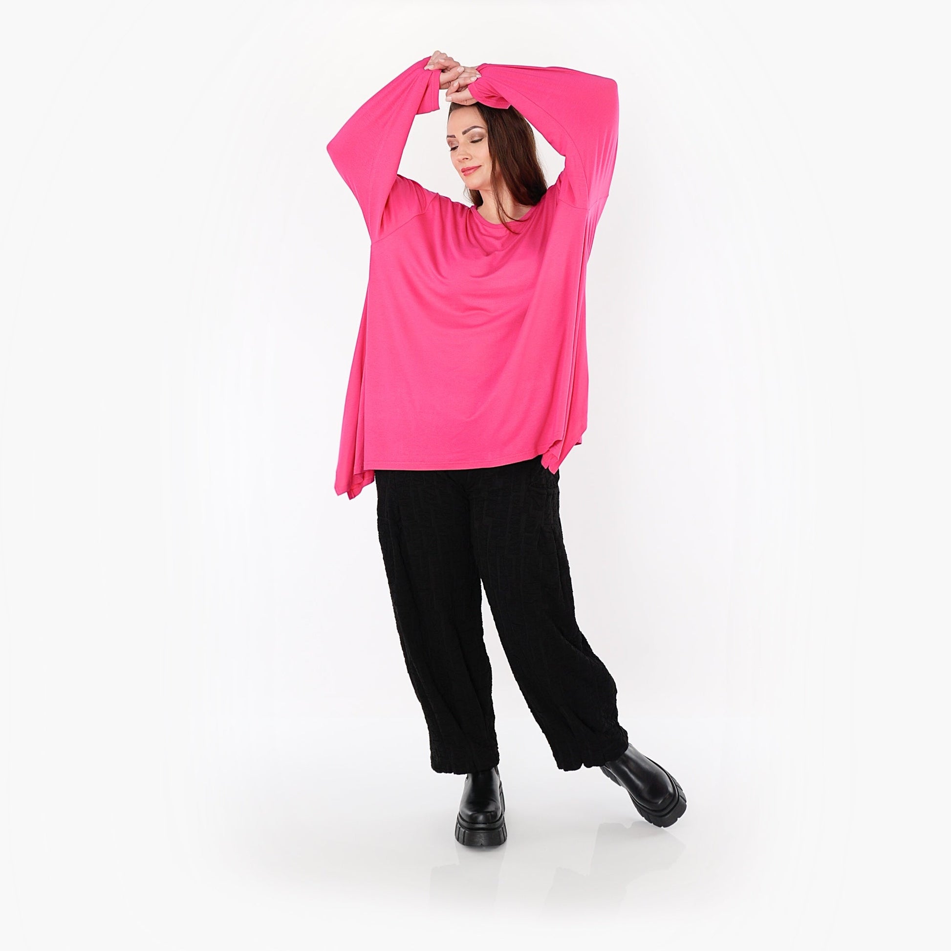 01019 "BasicLove" Shirt – Fuchsia