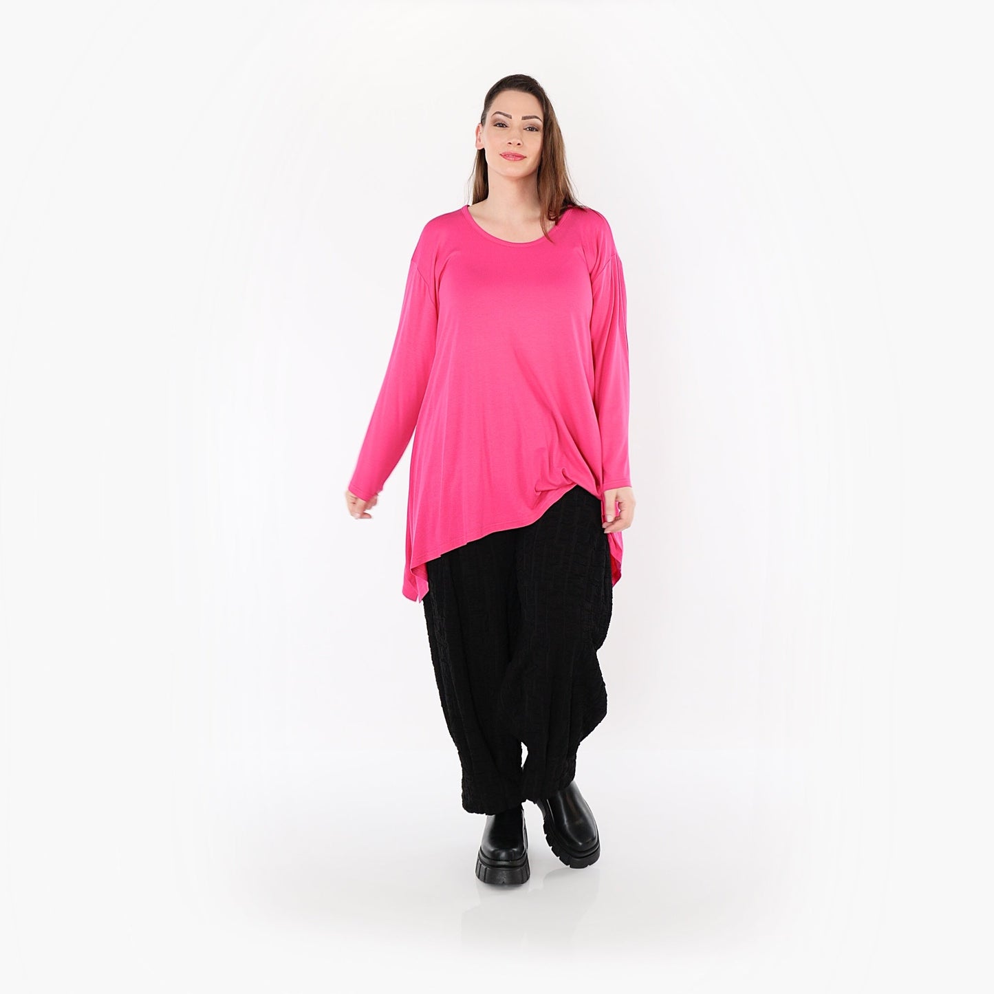 01019 "BasicLove" Shirt – Fuchsia