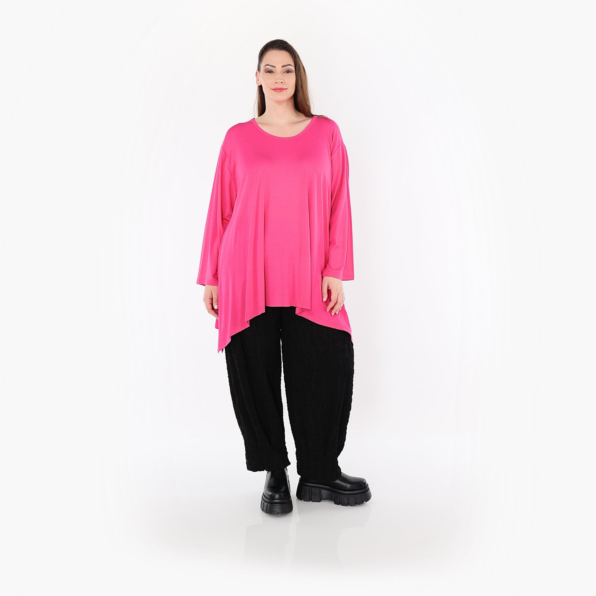 01019 "BasicLove" Shirt – Fuchsia
