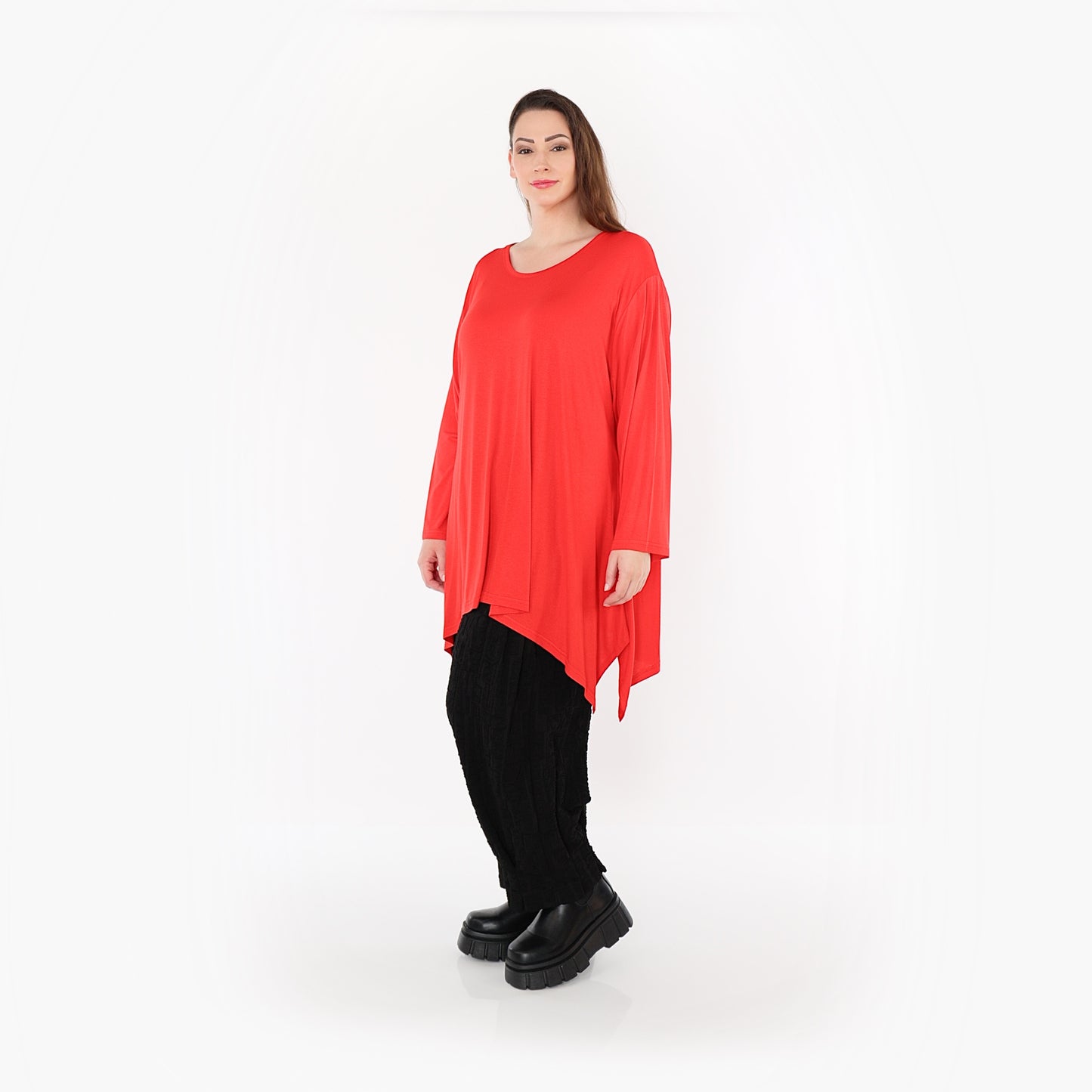 01019 "BasicLove" Tunic – Light red