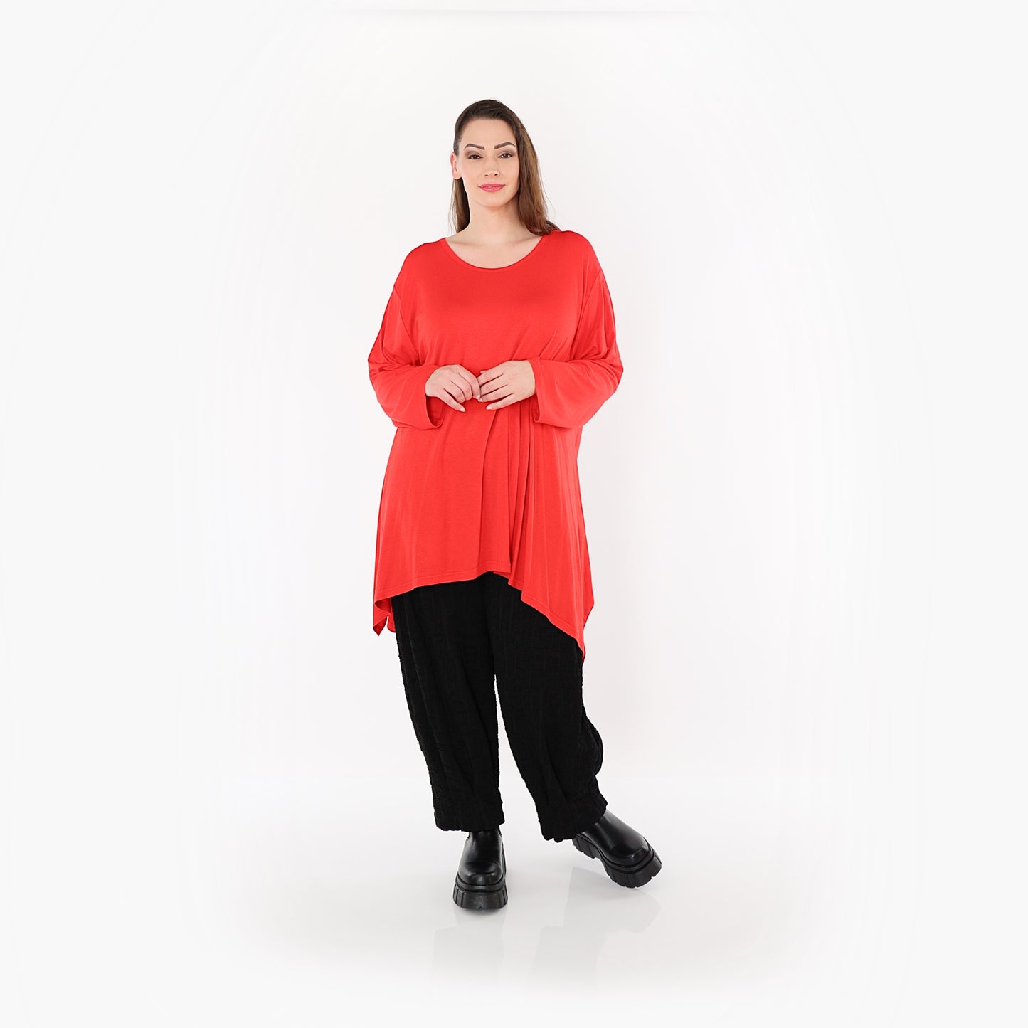 01019 "BasicLove" Tunic – Light red