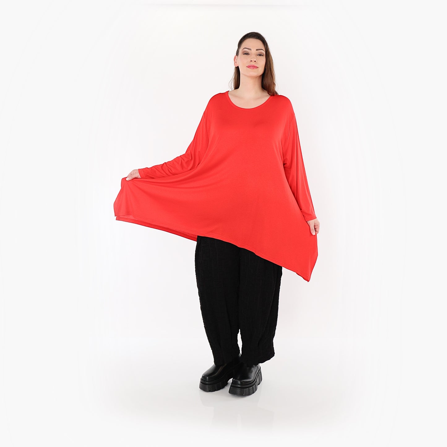 01019 "BasicLove" Tunic – Light red
