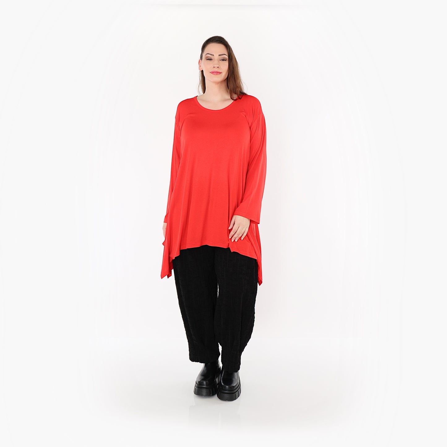 01019 "BasicLove" Tunic – Light red