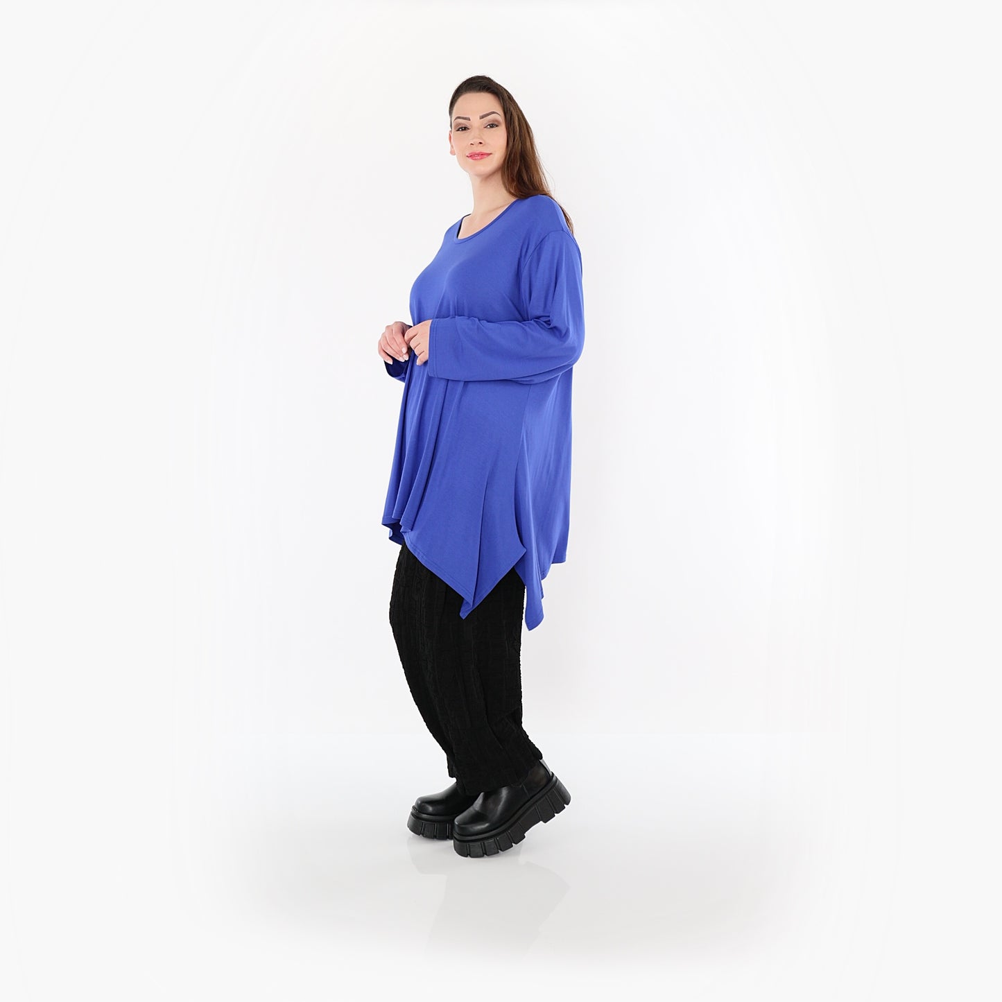 01019 "BasicLove" Tunic – Royal blue