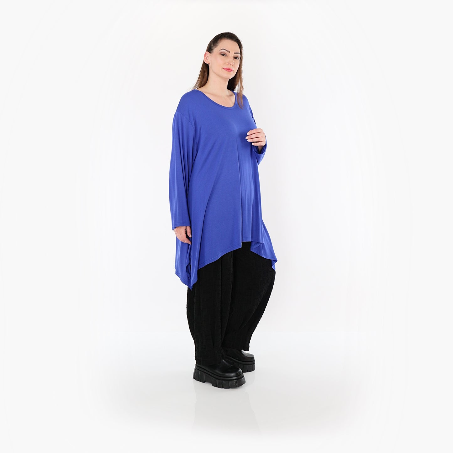 01019 "BasicLove" Tunic – Royal blue