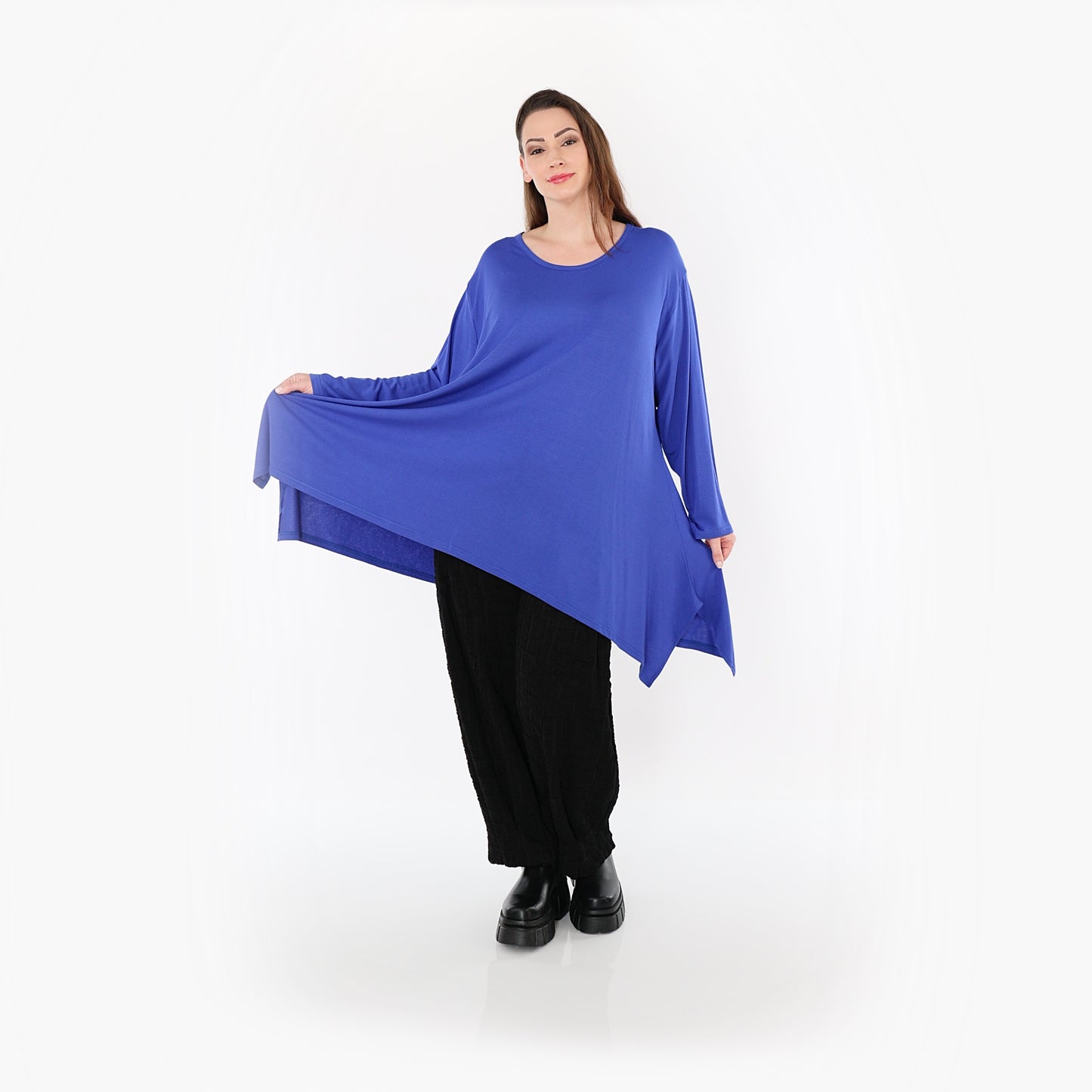 01019 "BasicLove" Tunic – Royal blue