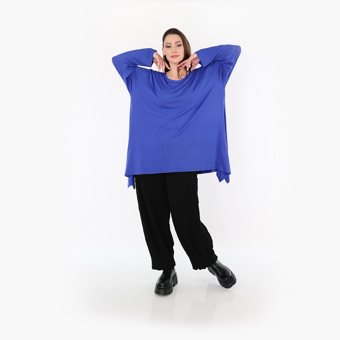 01019 "BasicLove" Tunic – Royal blue