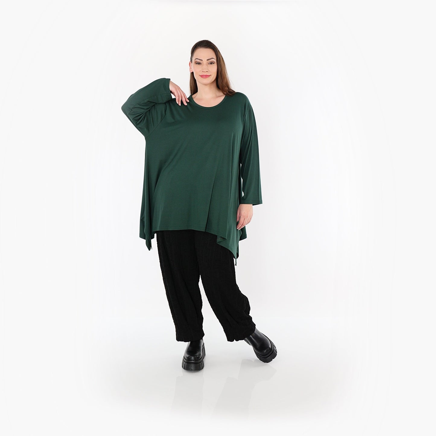 01019 "BasicLove" Shirt – Smaragd