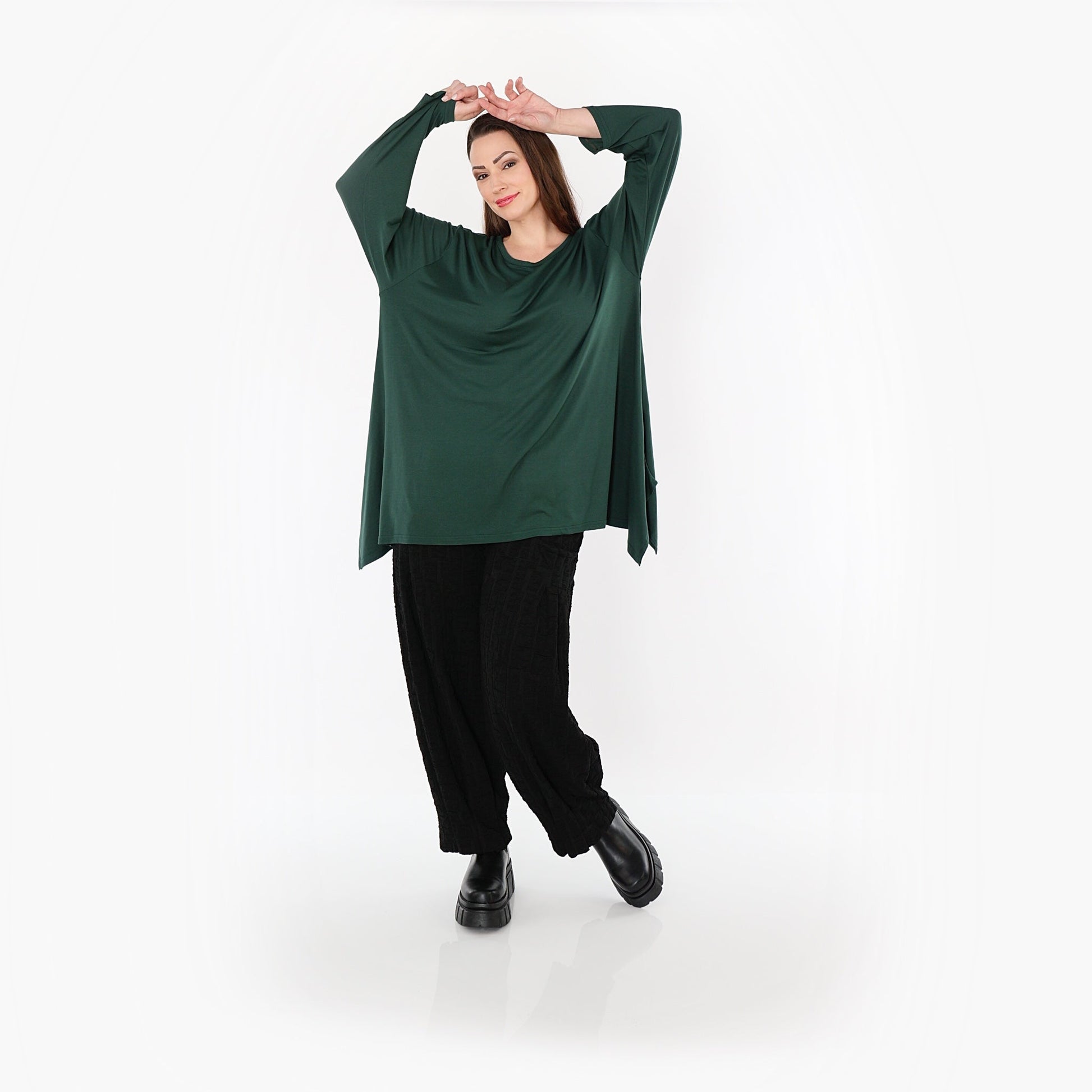 01019 "BasicLove" Shirt – Smaragd