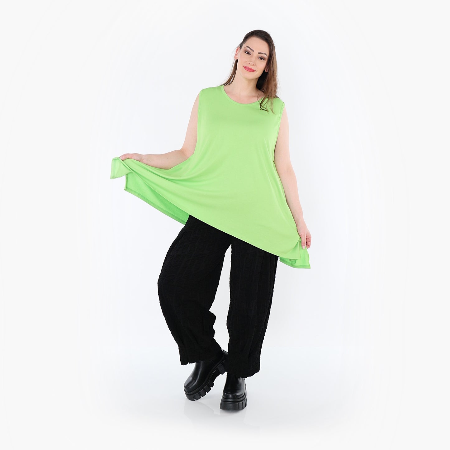 03071 "BasicLove" Top – Apple green