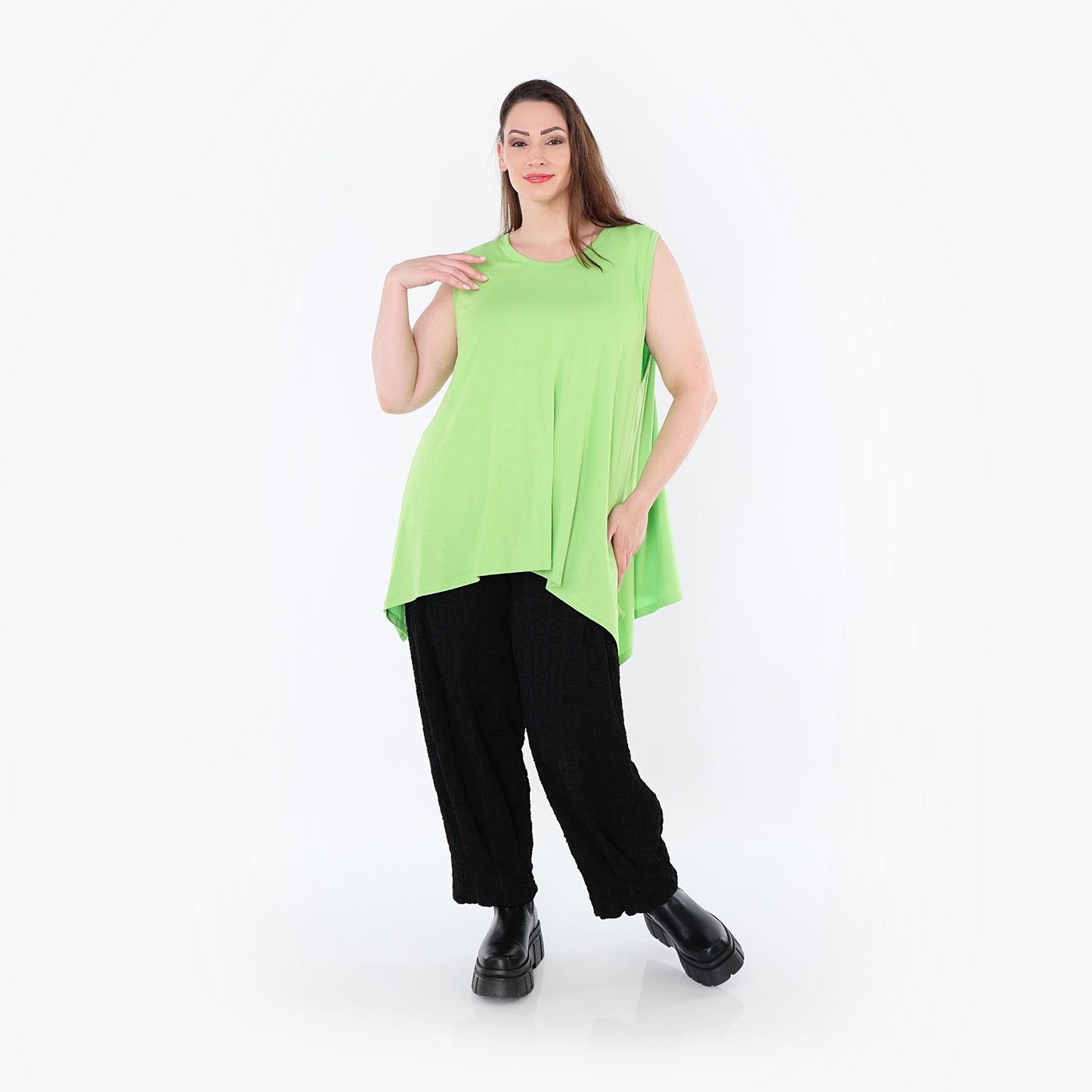 03071 "BasicLove" Top – Apple green