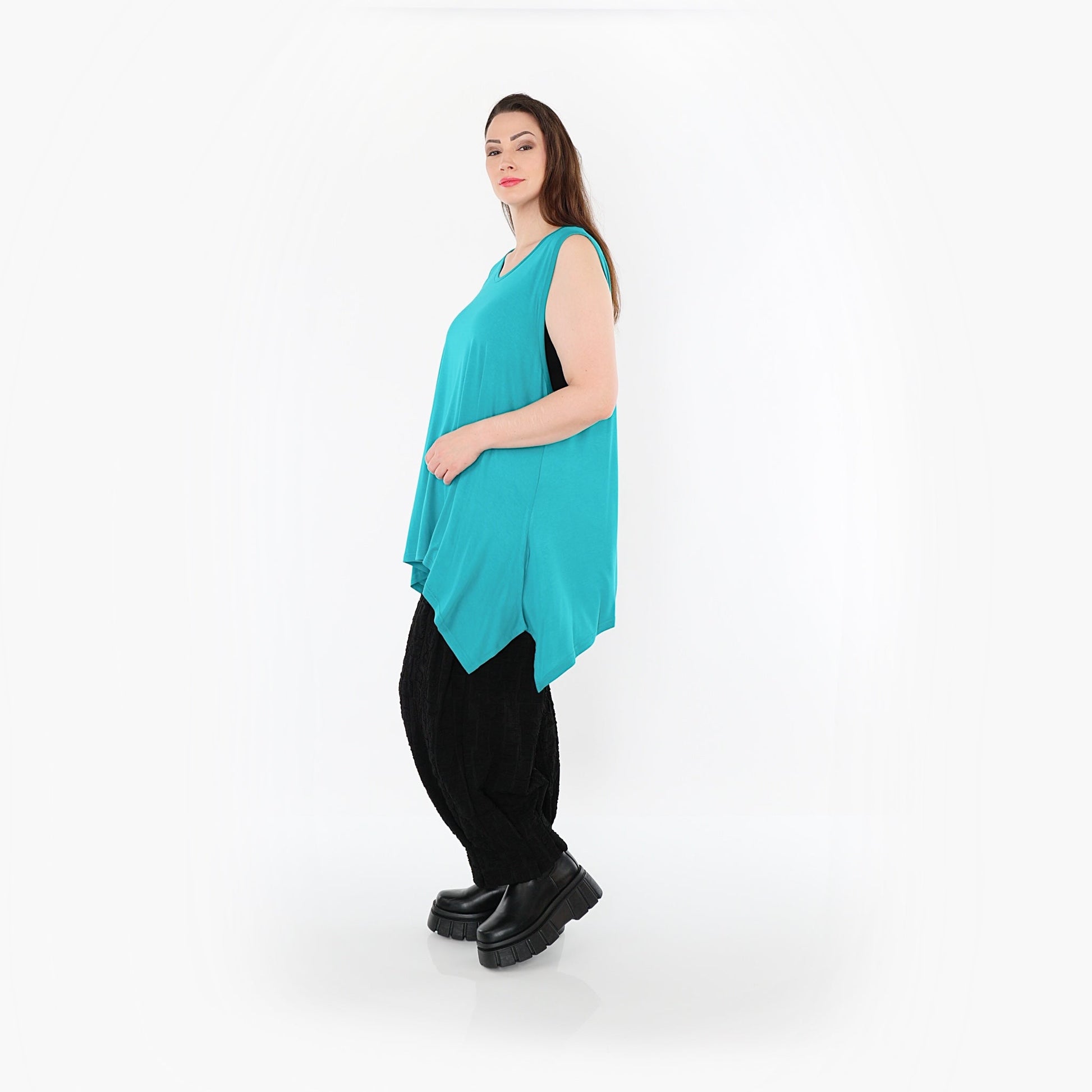 03071 "BasicLove" Top – Aqua