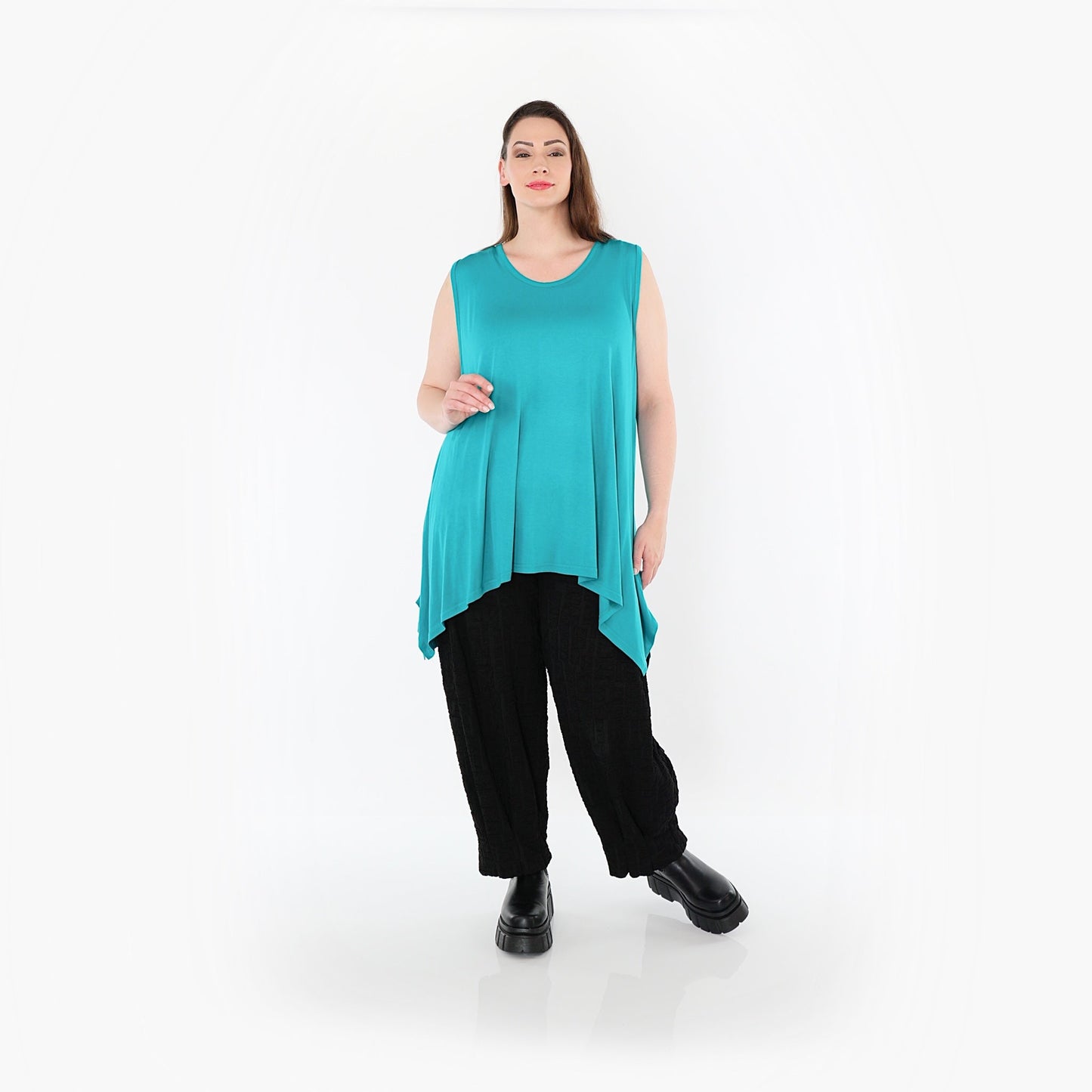 03071 "BasicLove" Top – Aqua