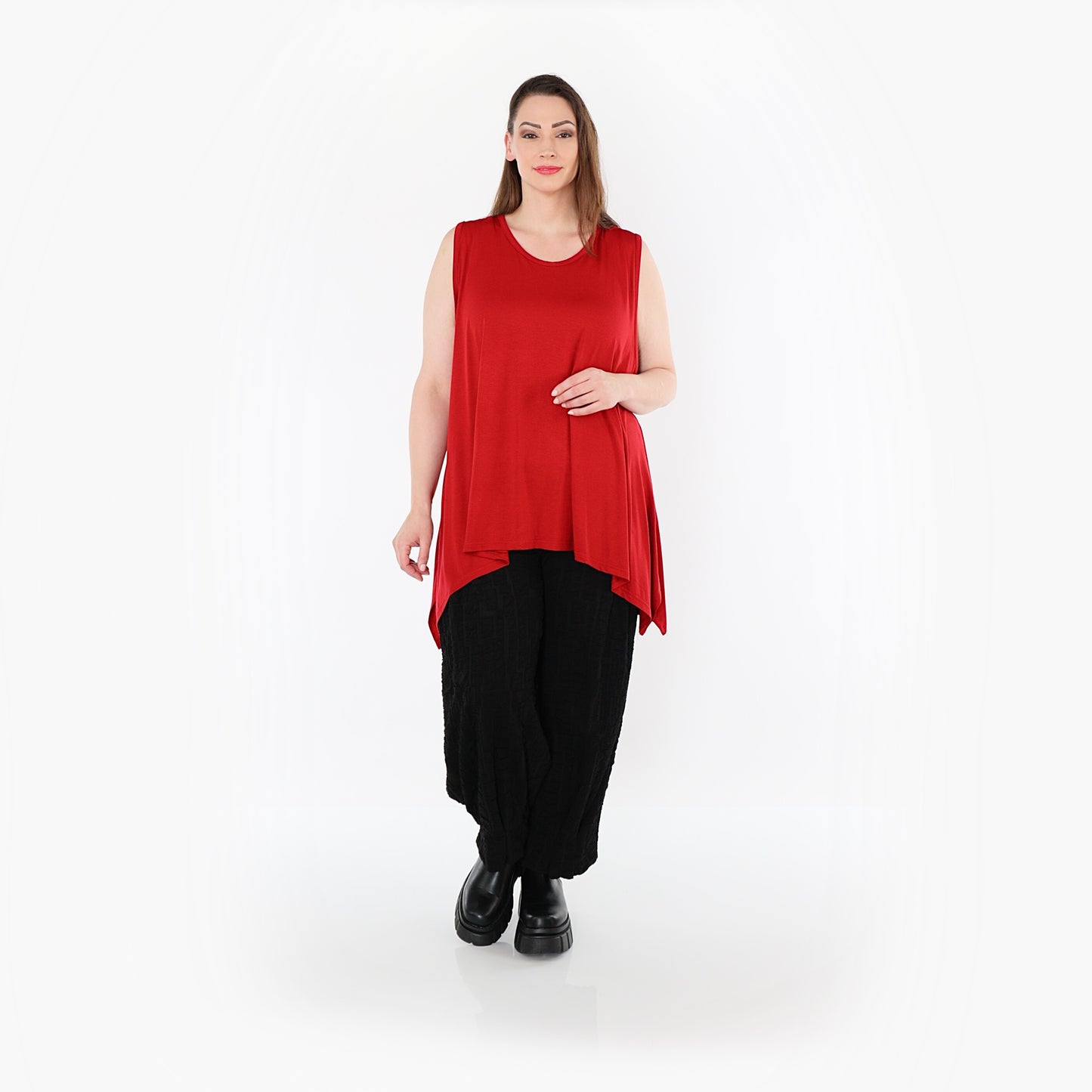 03071 "BasicLove" Top – Dark red