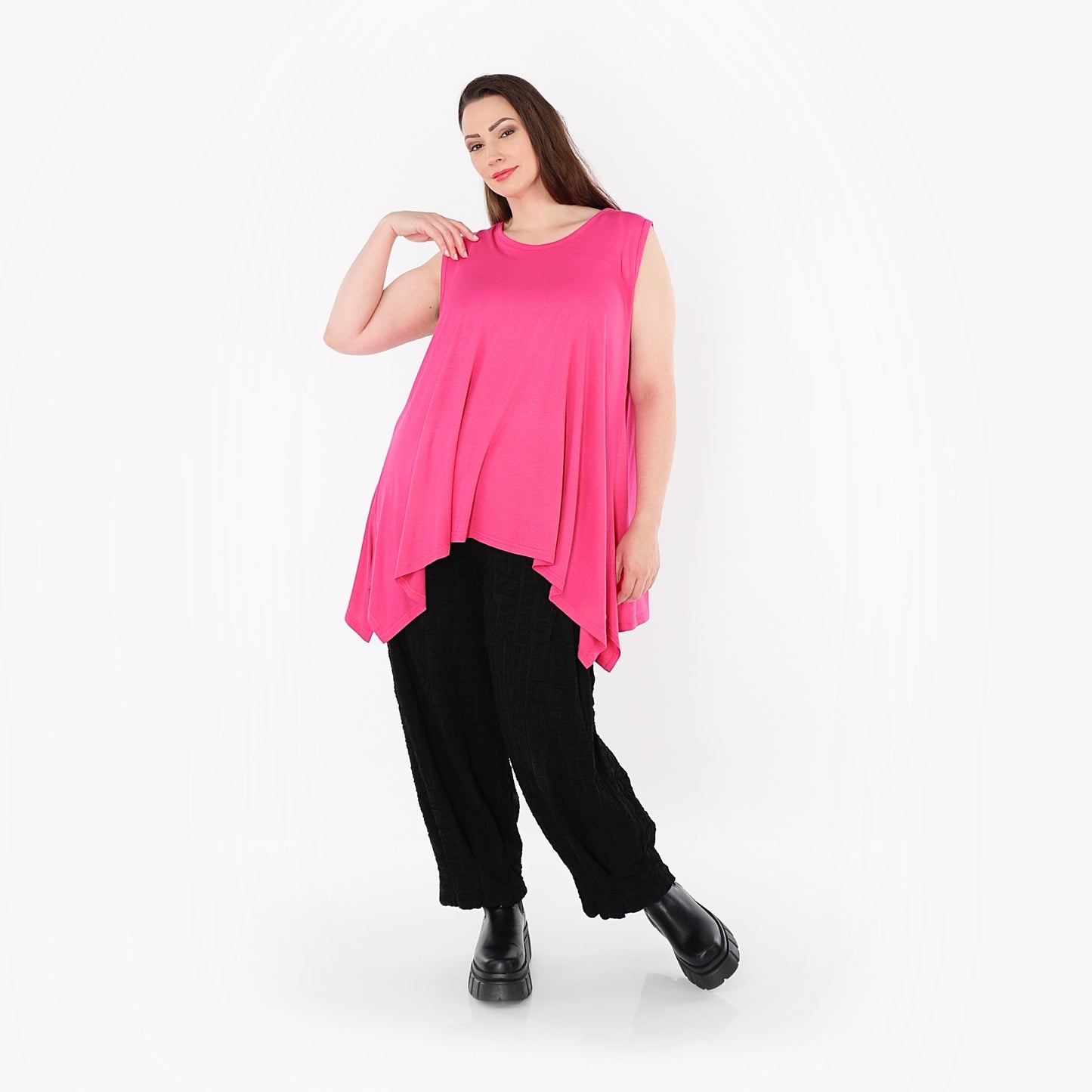 03071 "BasicLove" Top – Fuchsia