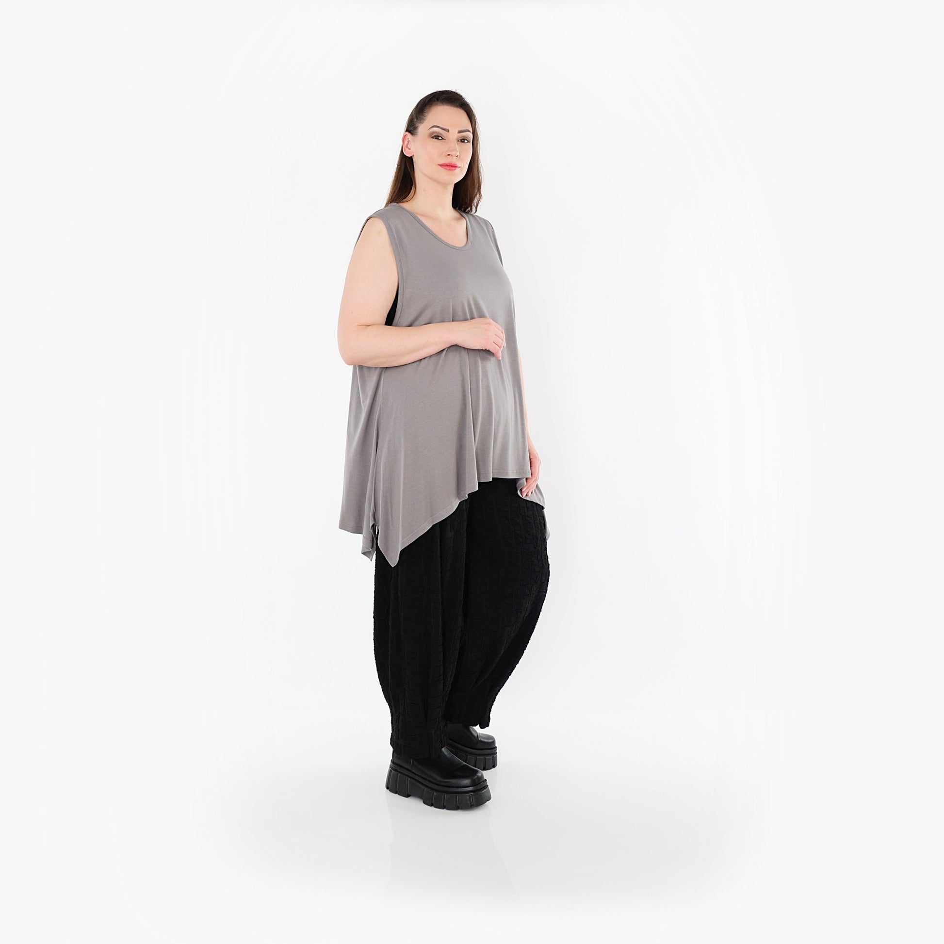 03071 "BasicLove" Top – Grey
