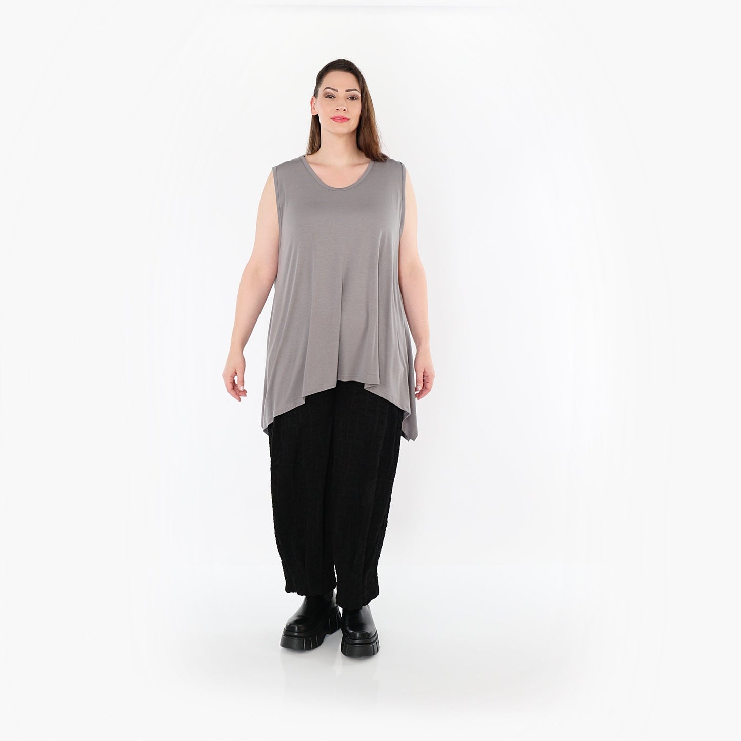 03071 "BasicLove" Top – Grey