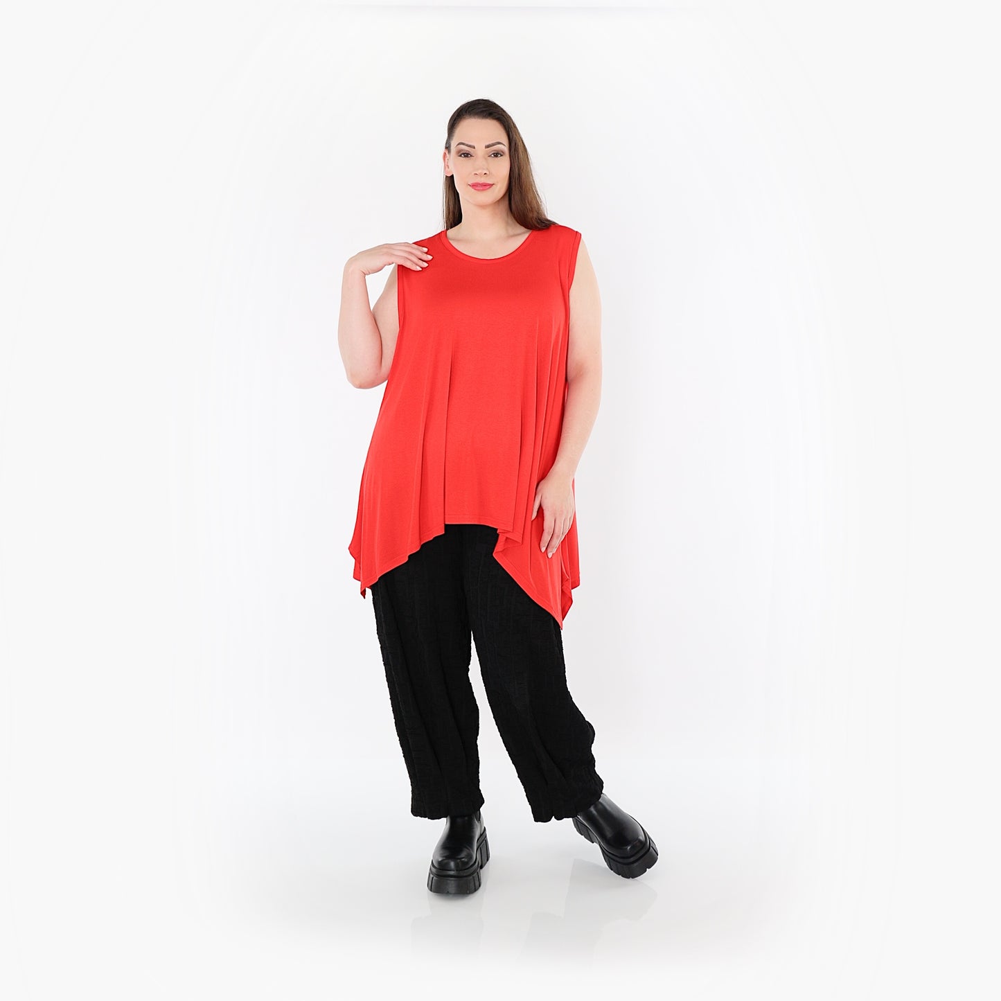 03071 "BasicLove" Top – Light red