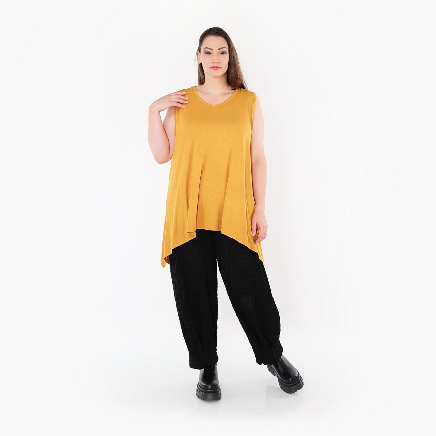 03071 "BasicLove" Top – Mustard