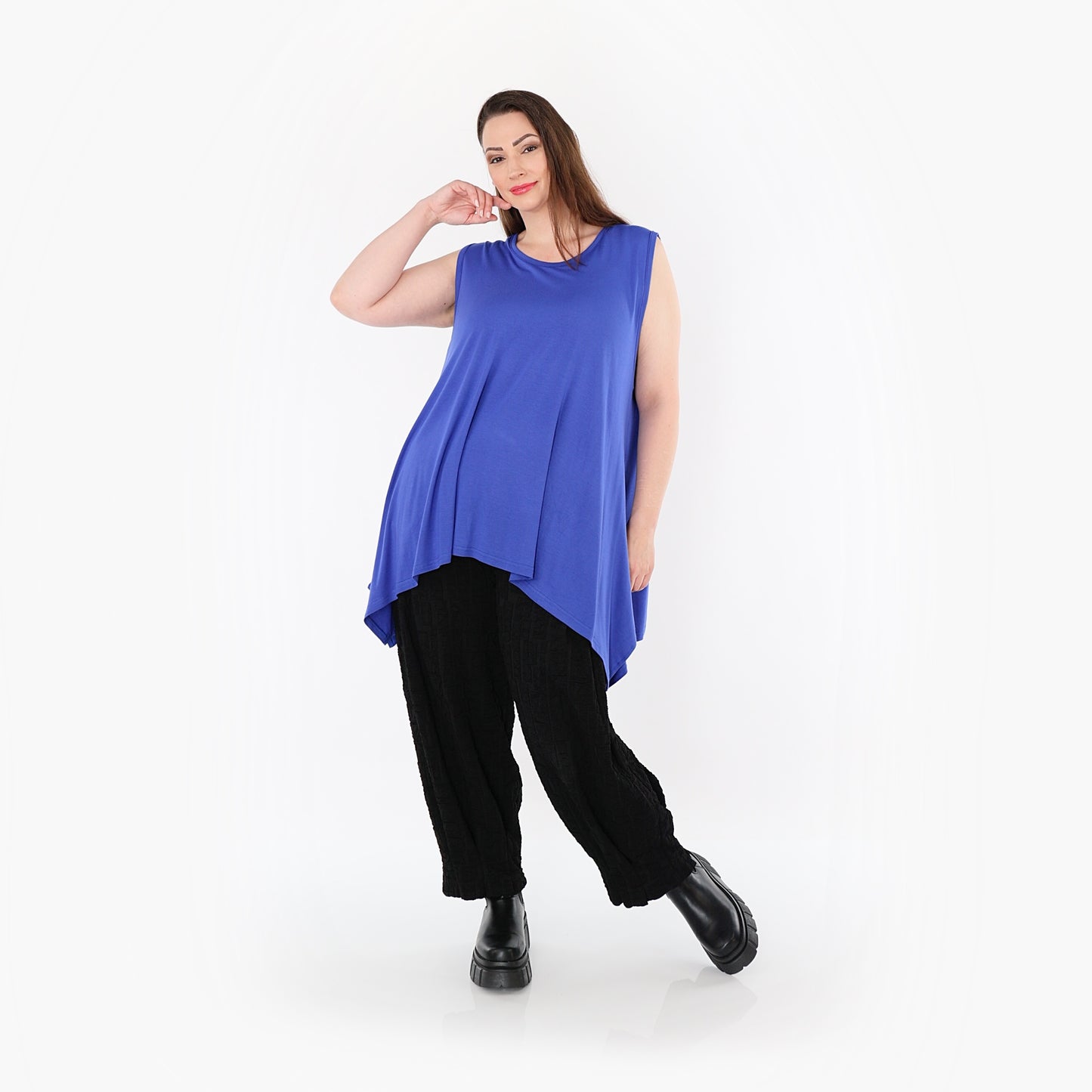 03071 "BasicLove" Top – Royal blue