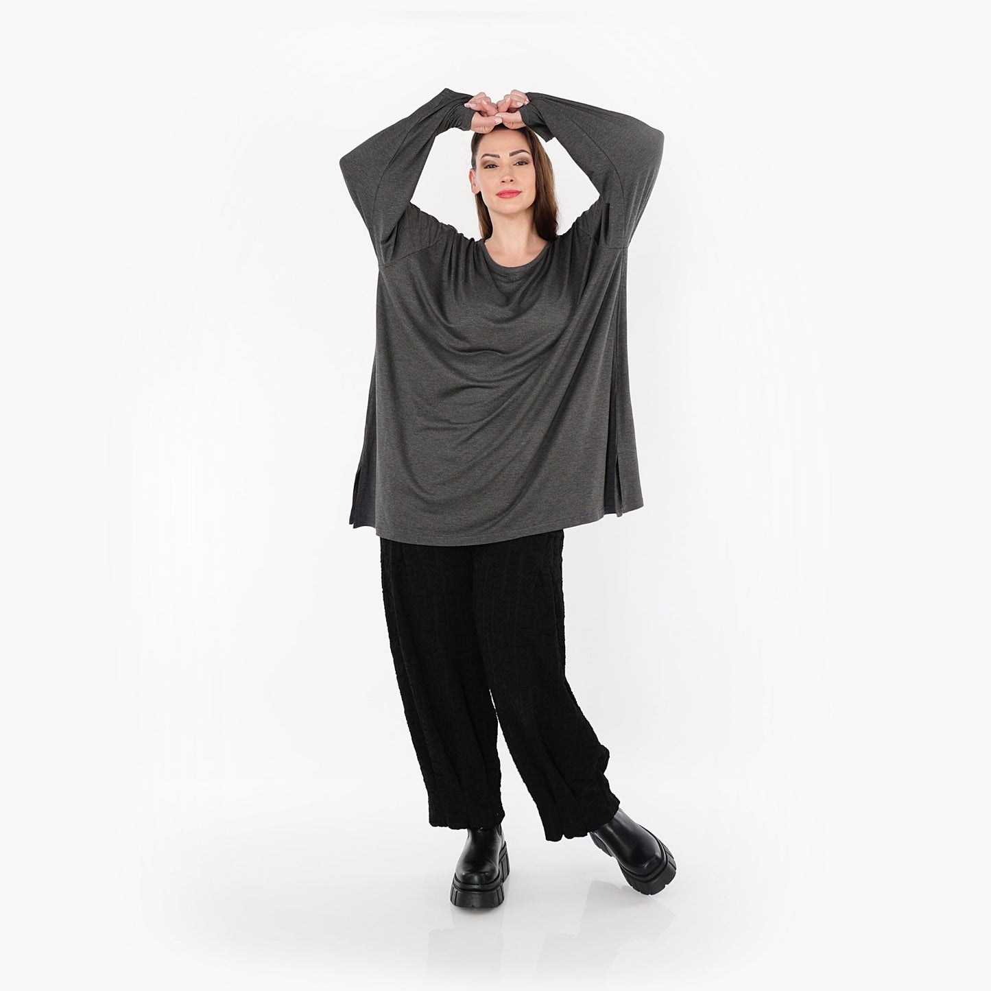 07054 "BasicLove" Shirt – Anthracite