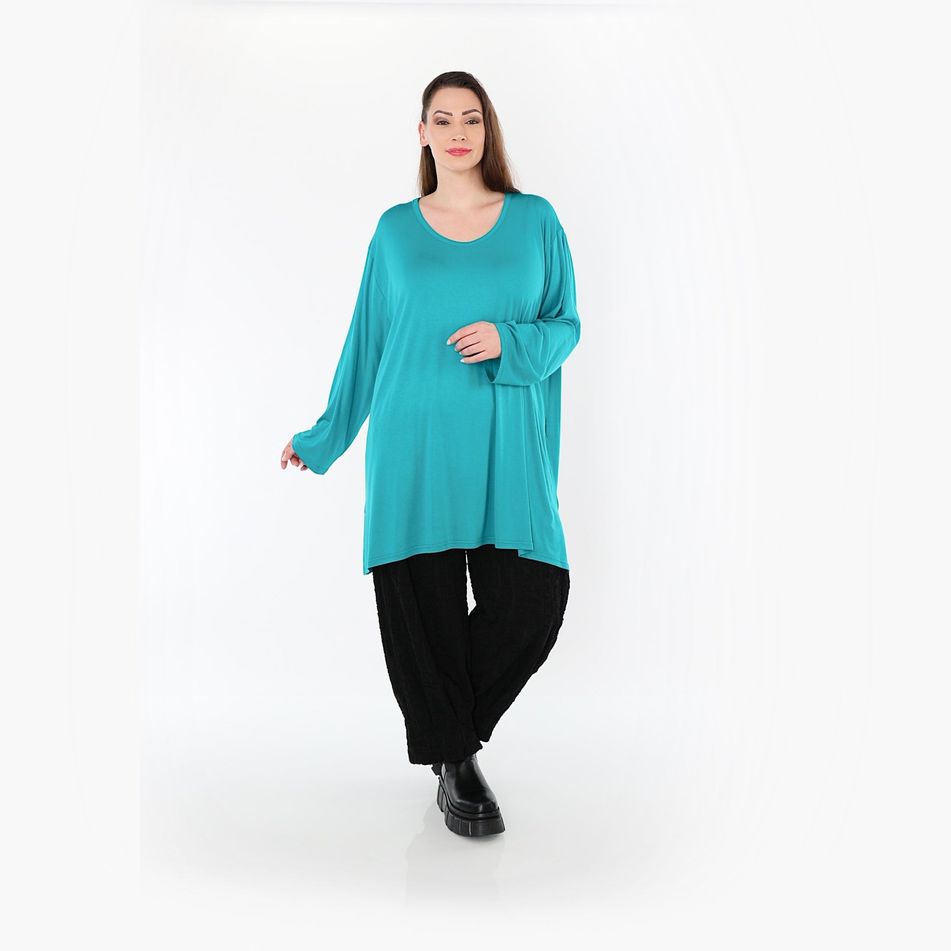 07054 "BasicLove" Shirt – Aqua