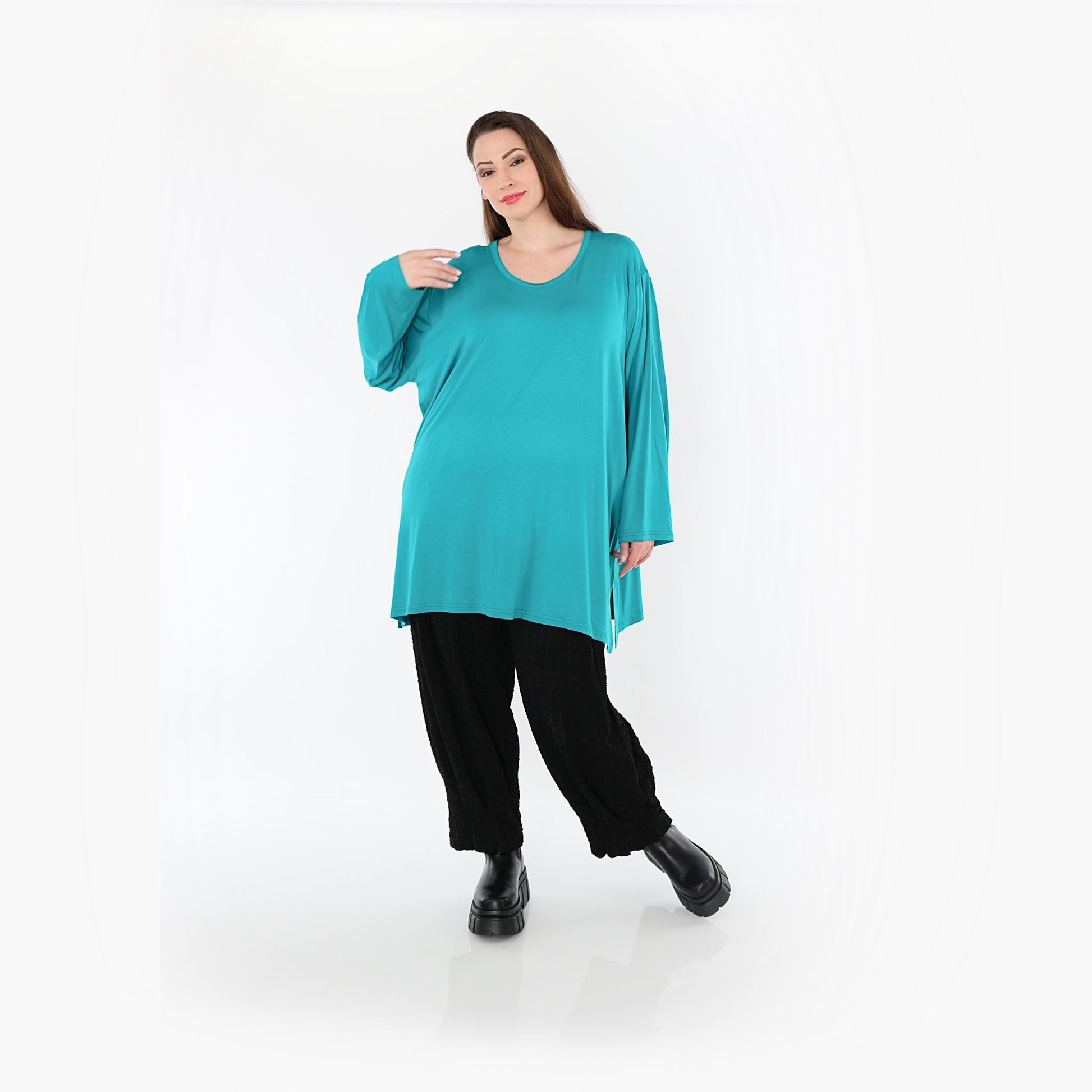 07054 "BasicLove" Shirt – Aqua