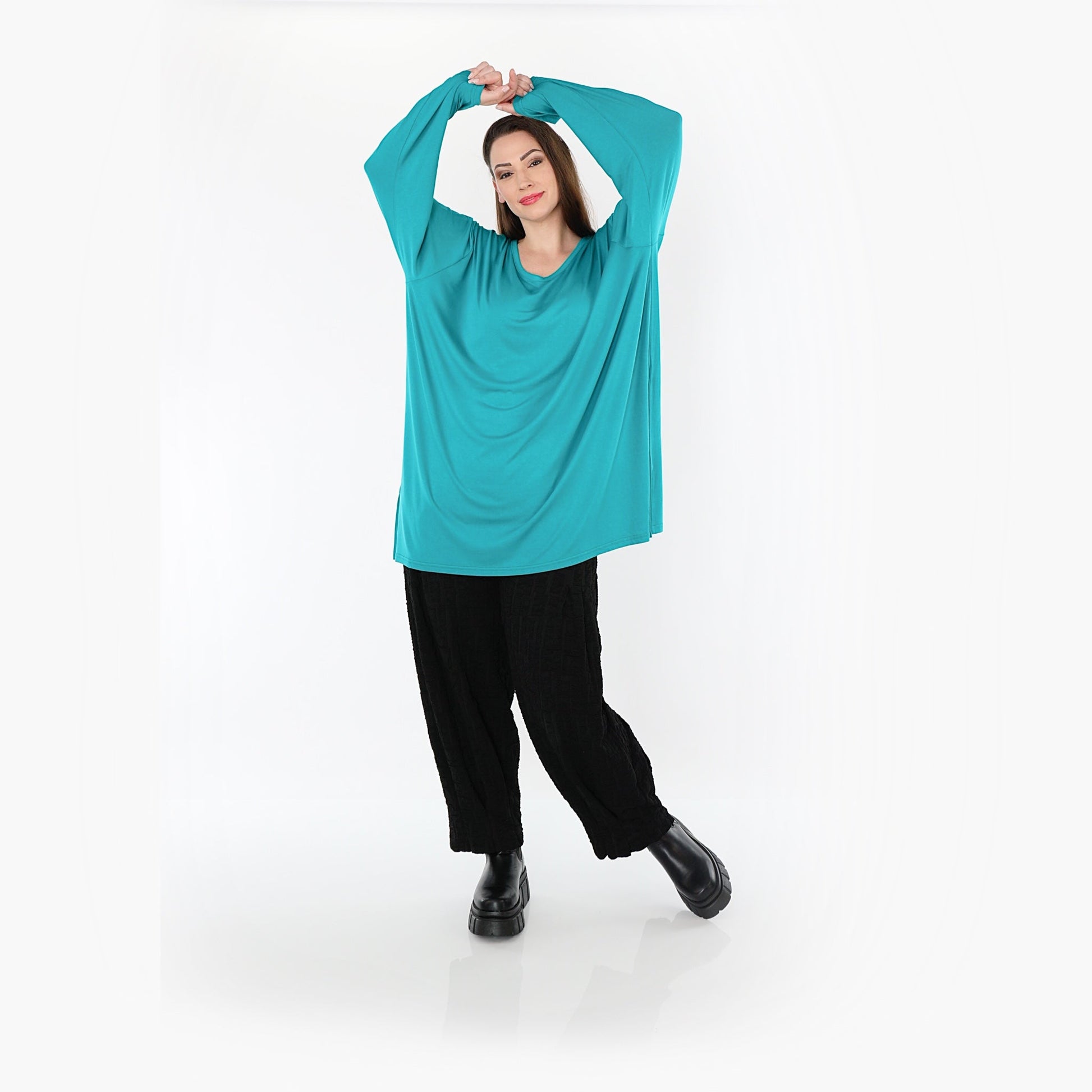 07054 "BasicLove" Shirt – Aqua