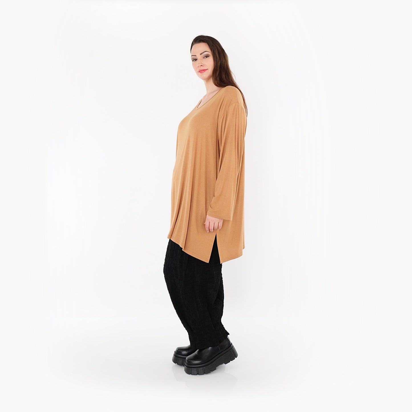 07054 "BasicLove" Shirt – Cognac