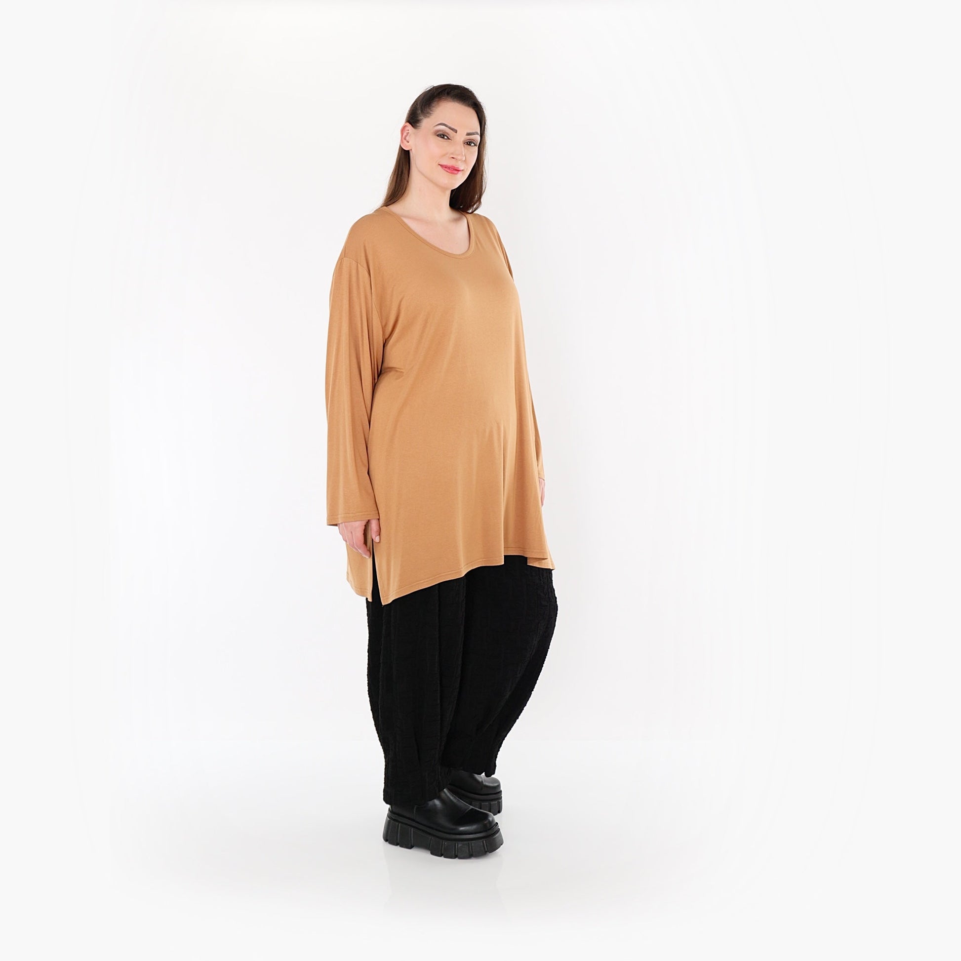 07054 "BasicLove" Shirt – Cognac