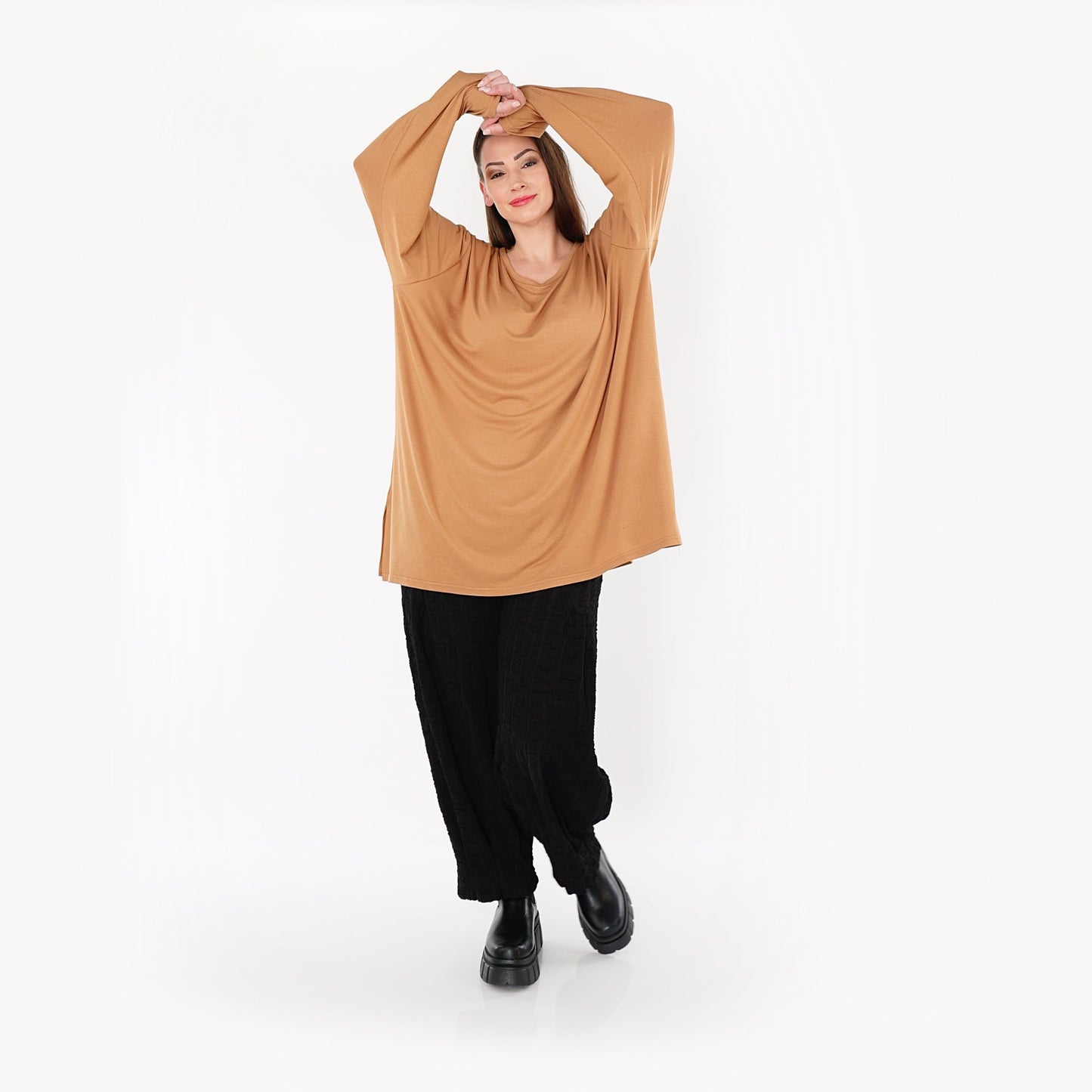 07054 "BasicLove" Shirt – Cognac