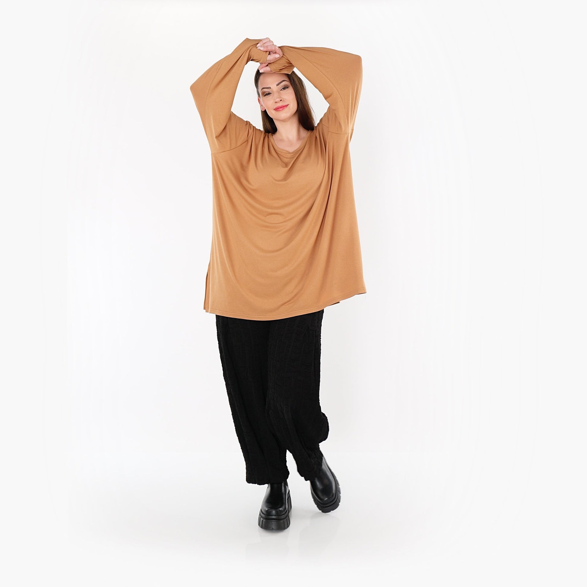 07054 "BasicLove" Shirt – Cognac