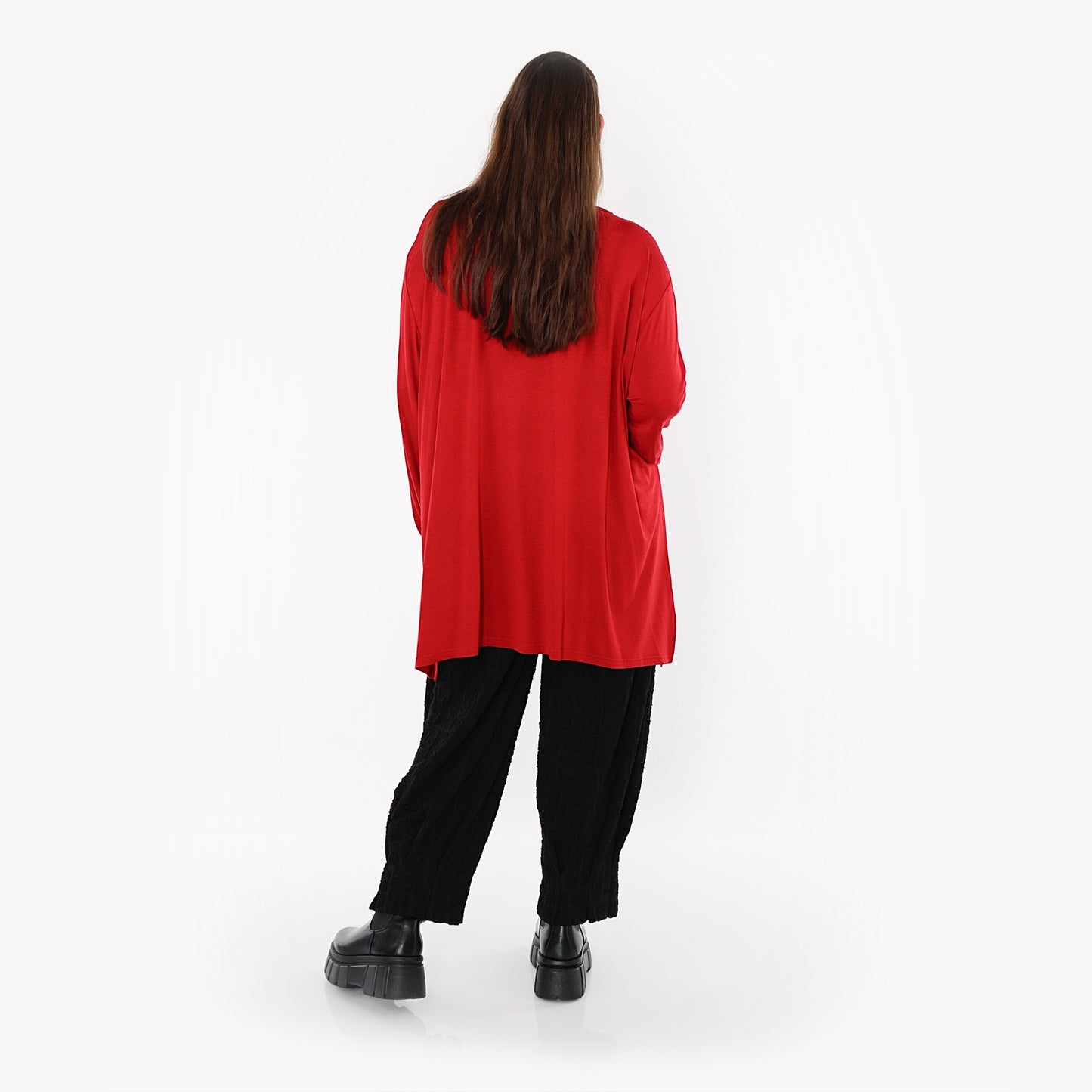 07054 "BasicLove" Tunic – Dark red