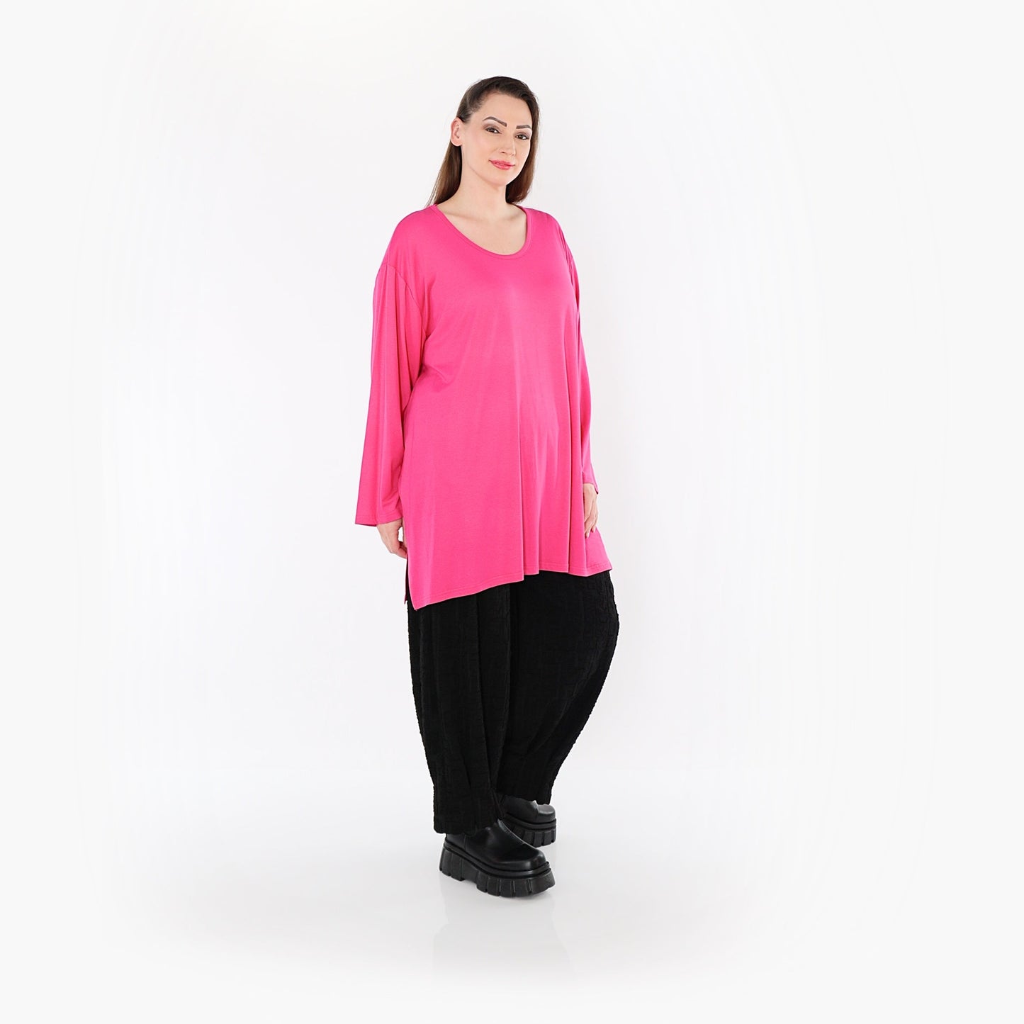 07054 "BasicLove" Shirt – Fuchsia